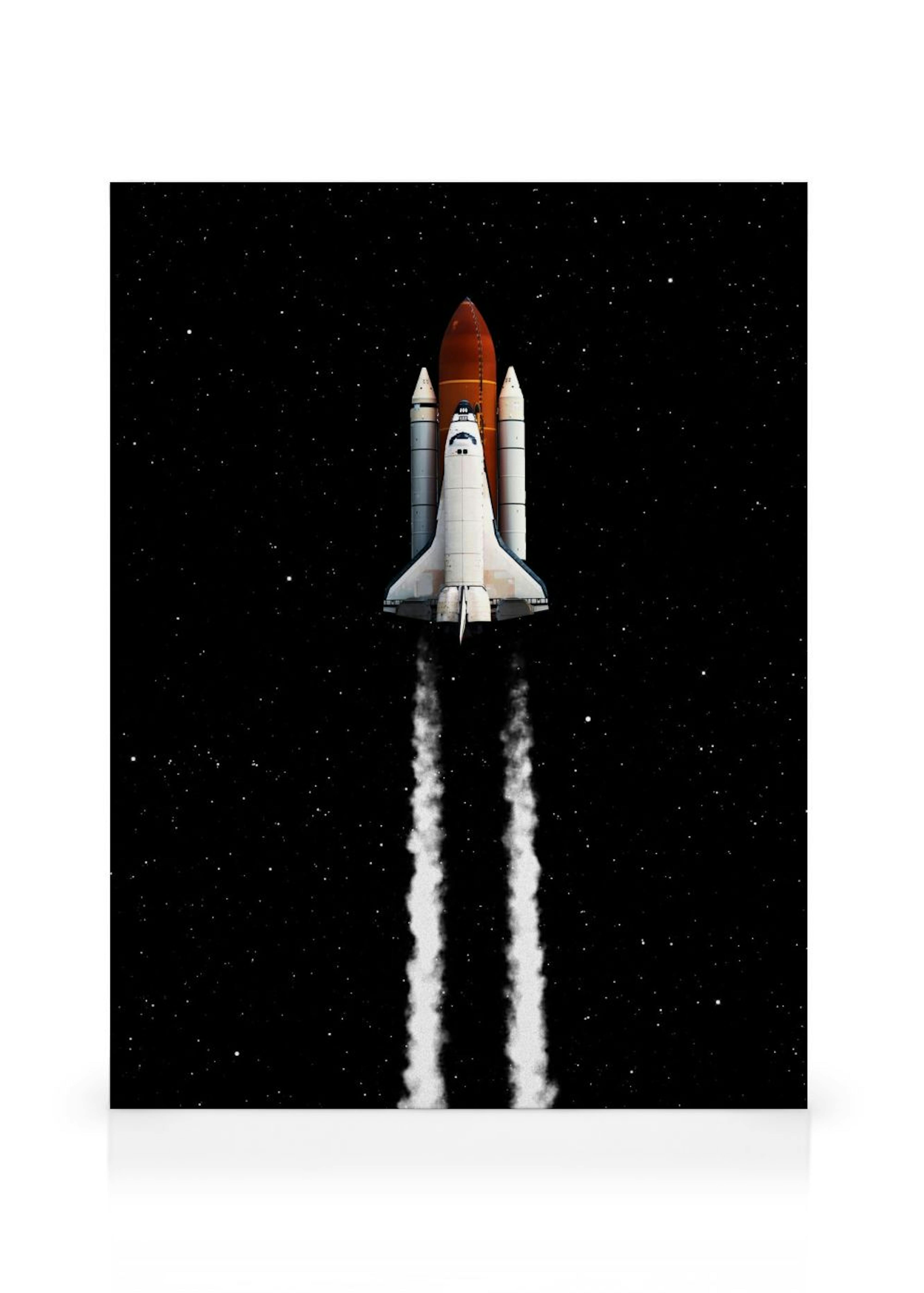 Space Shuttle Launch Stampa su Tela