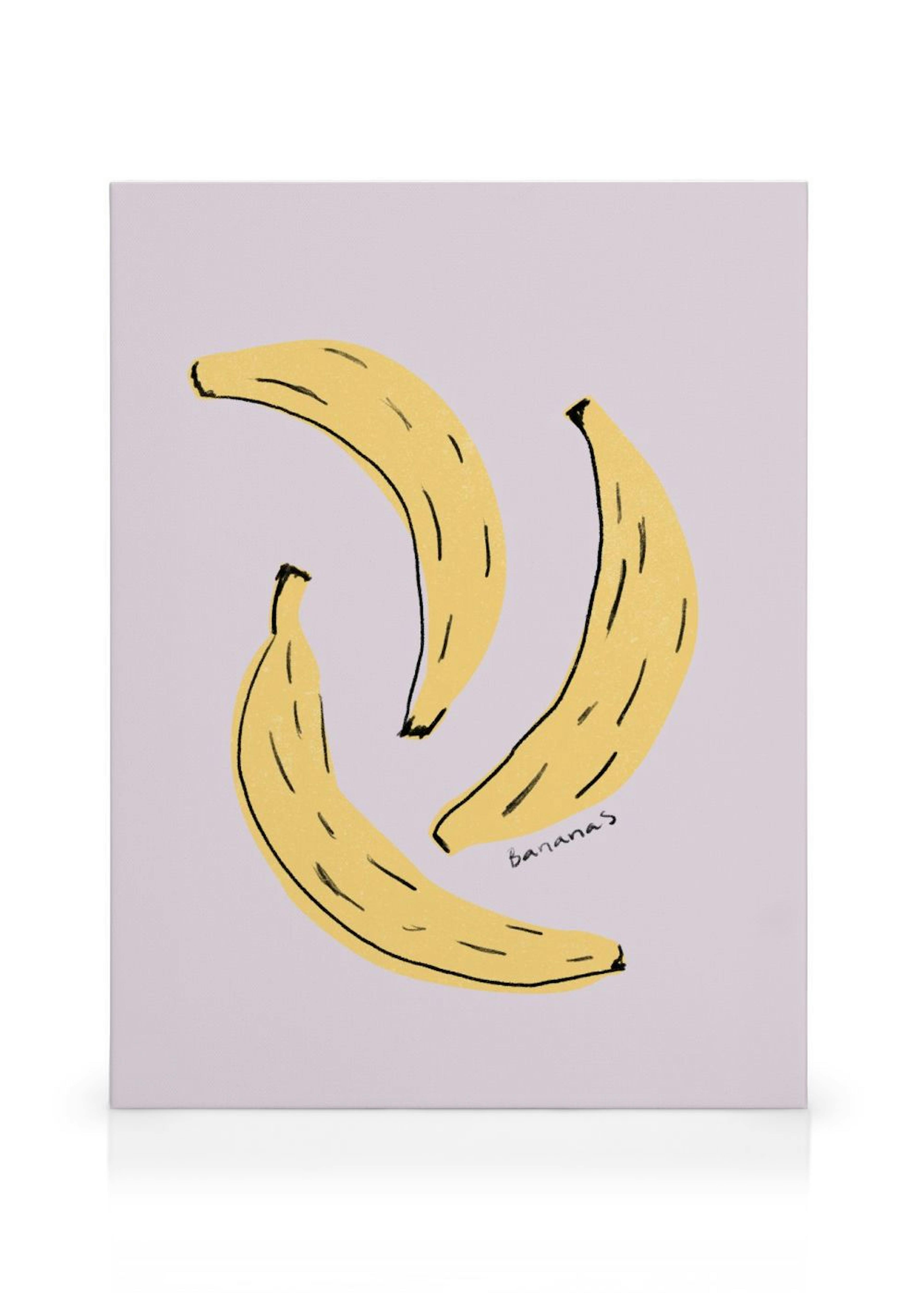 Bananas Stampa su Tela