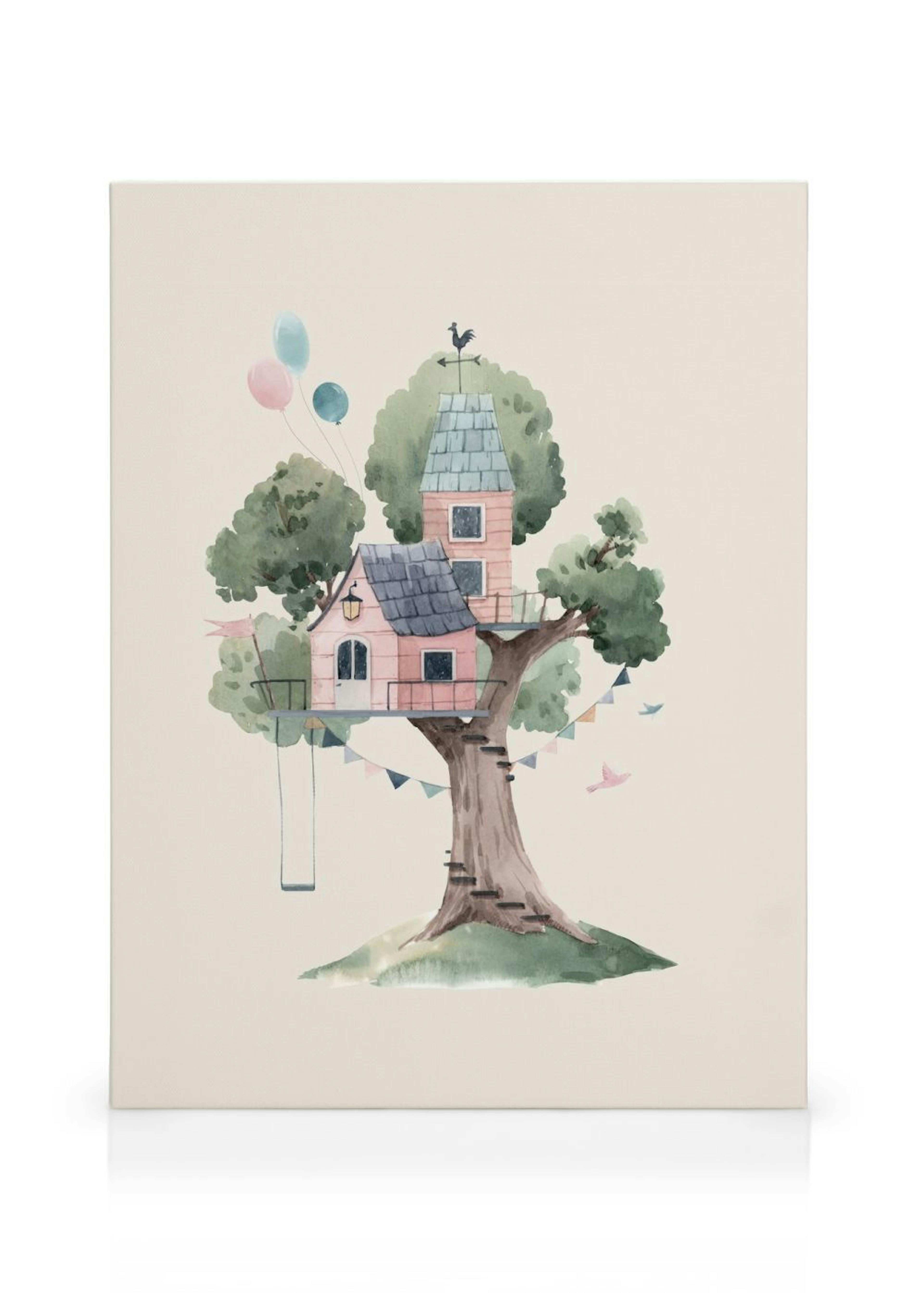 Tree House No1 Canvas
