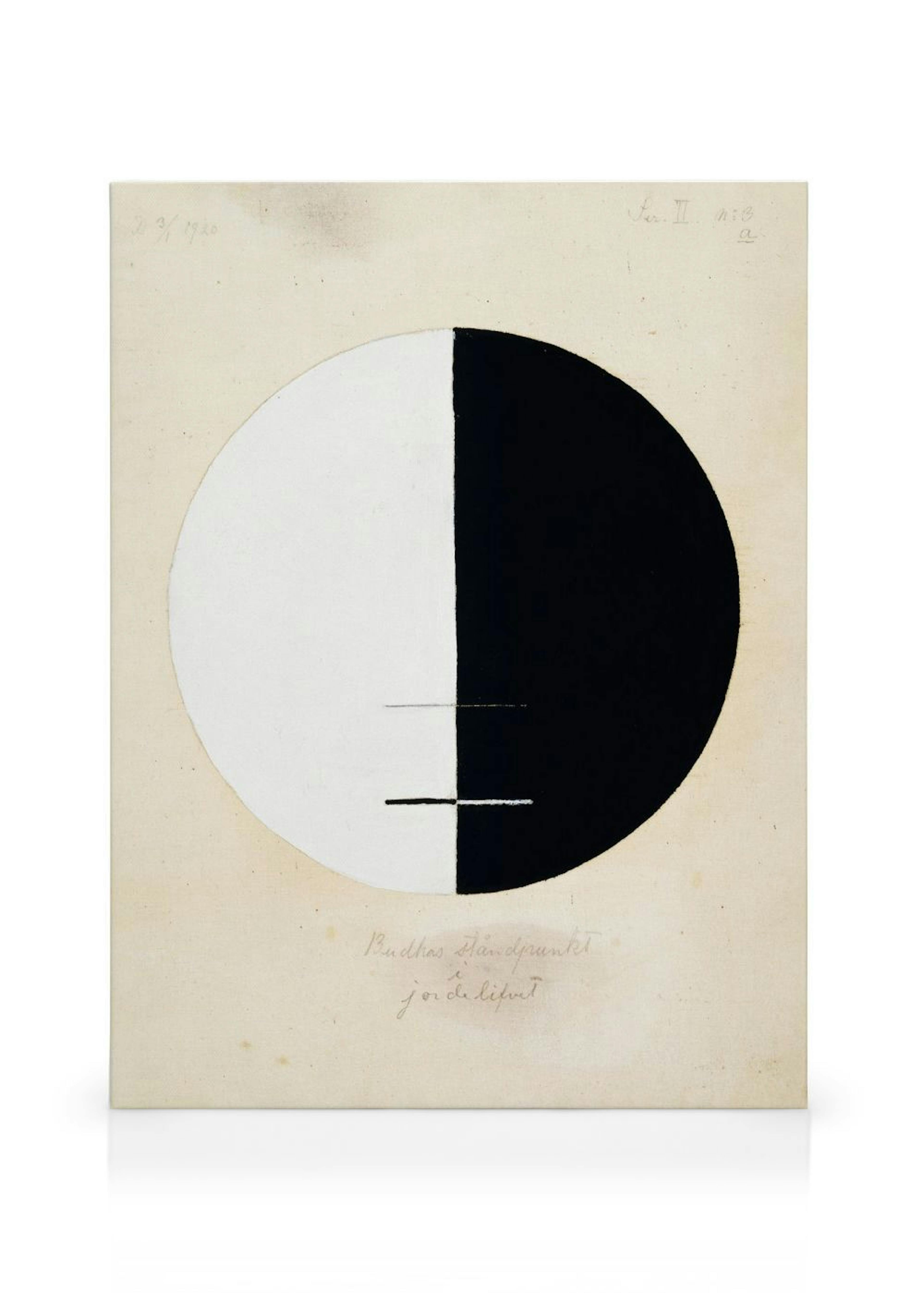 Leinwandbild - Buddha´s standpoint in the earthly life, No.3A by Hilma Af Klint
