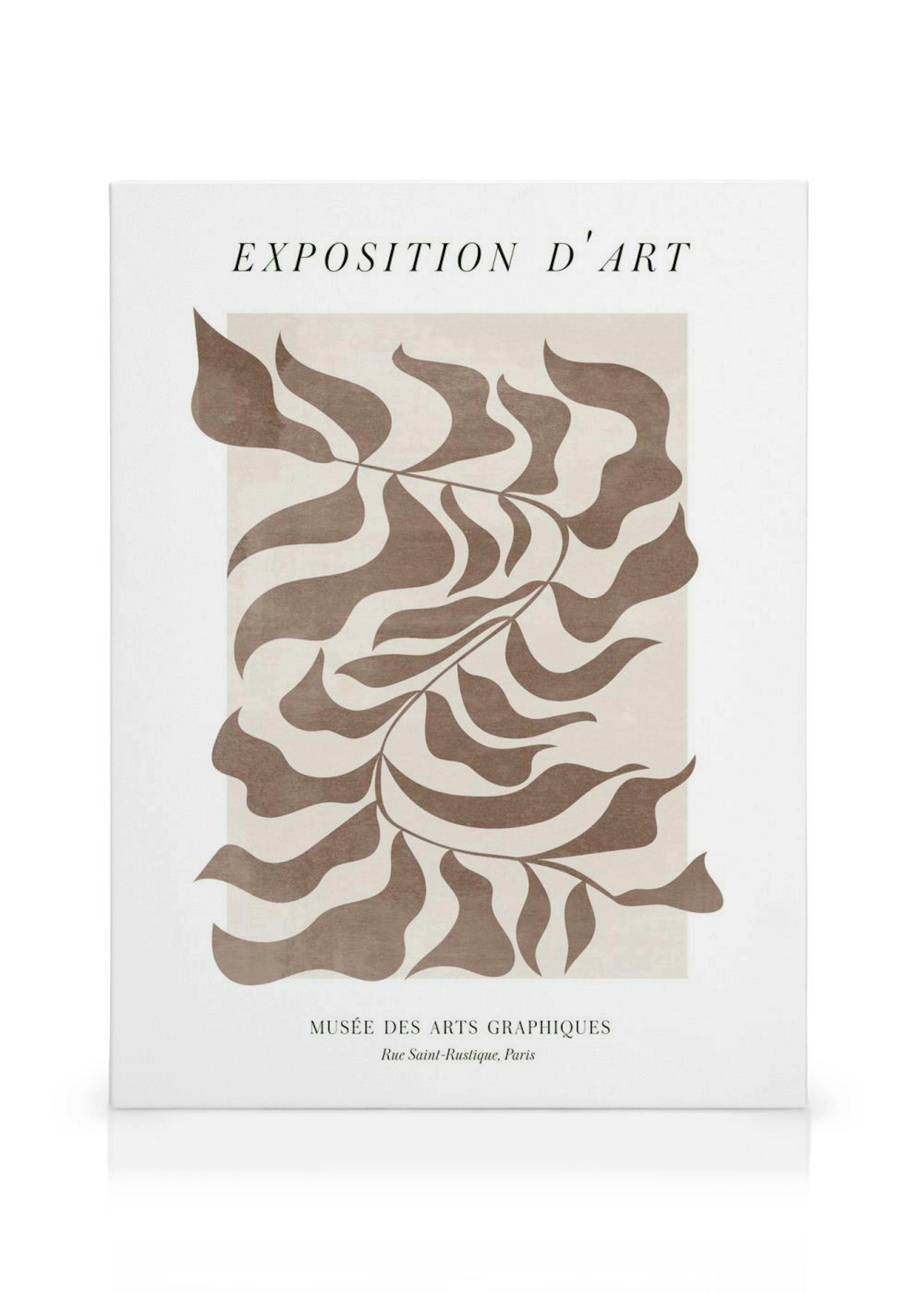 Exposition D'art Graphique No1 Lienzo