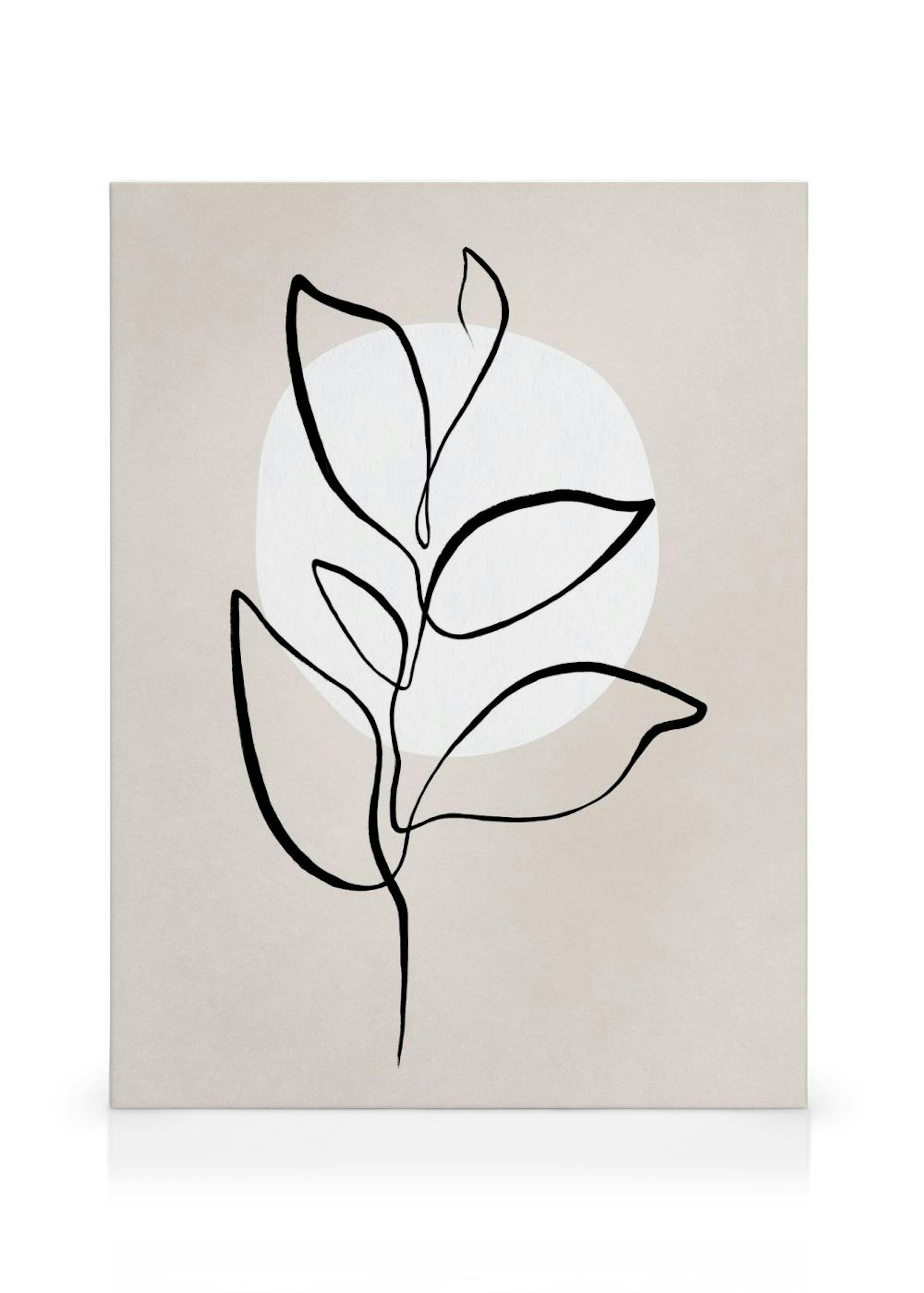 Botanical Lines No2 Leinwandbild