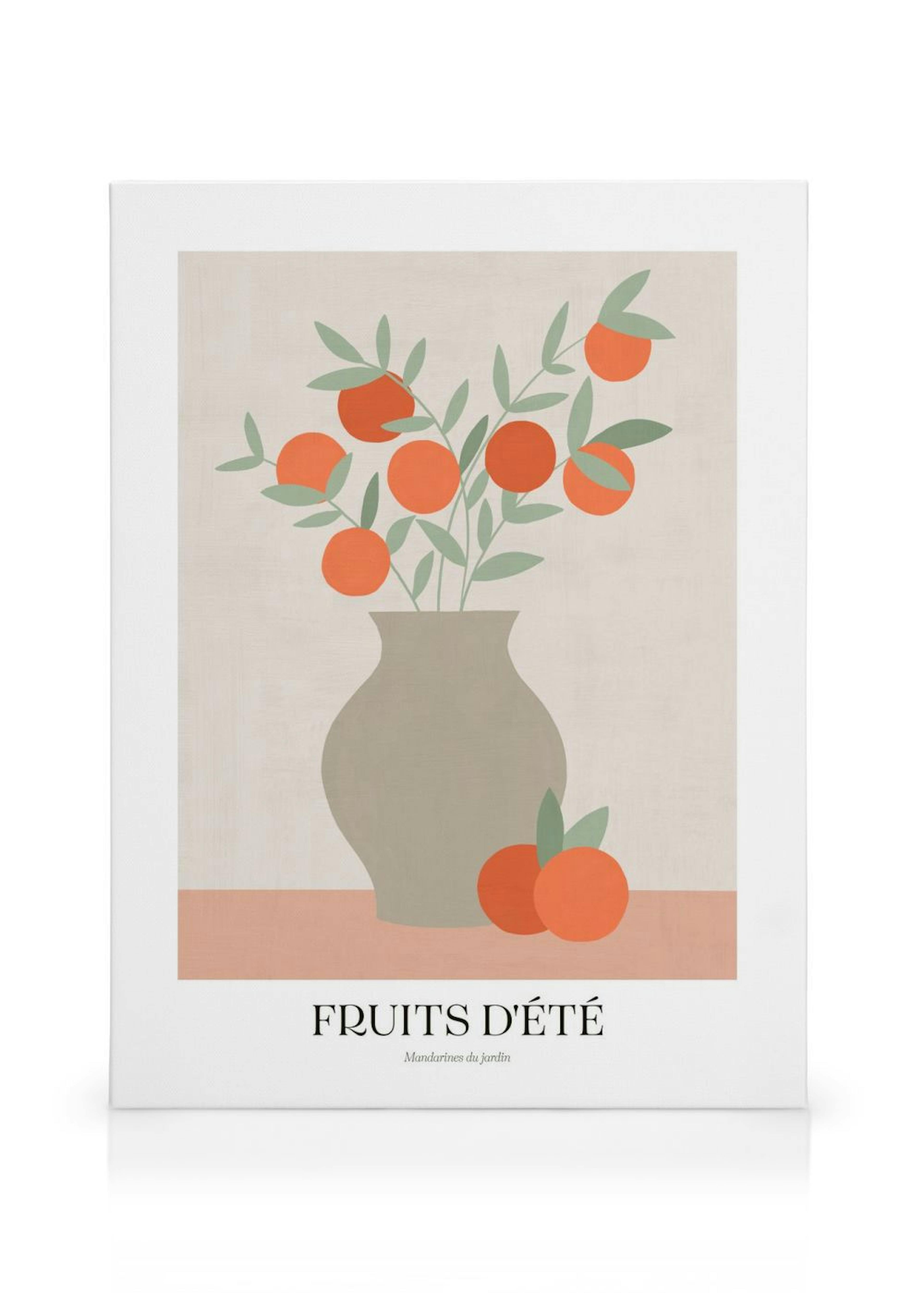 Fruits d'été No1 tableau sur toile