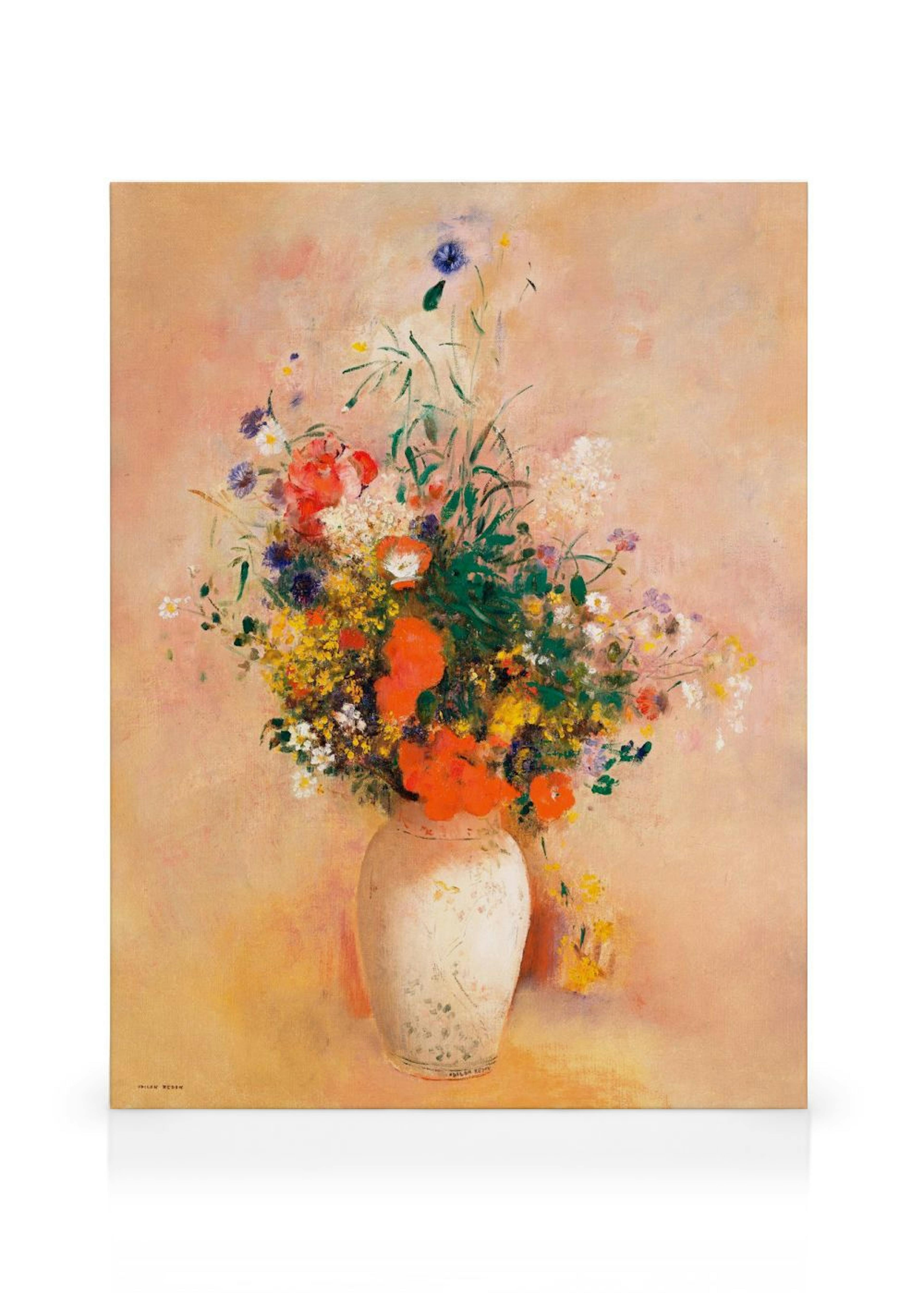 Redon - Vase of Flowers Canvas