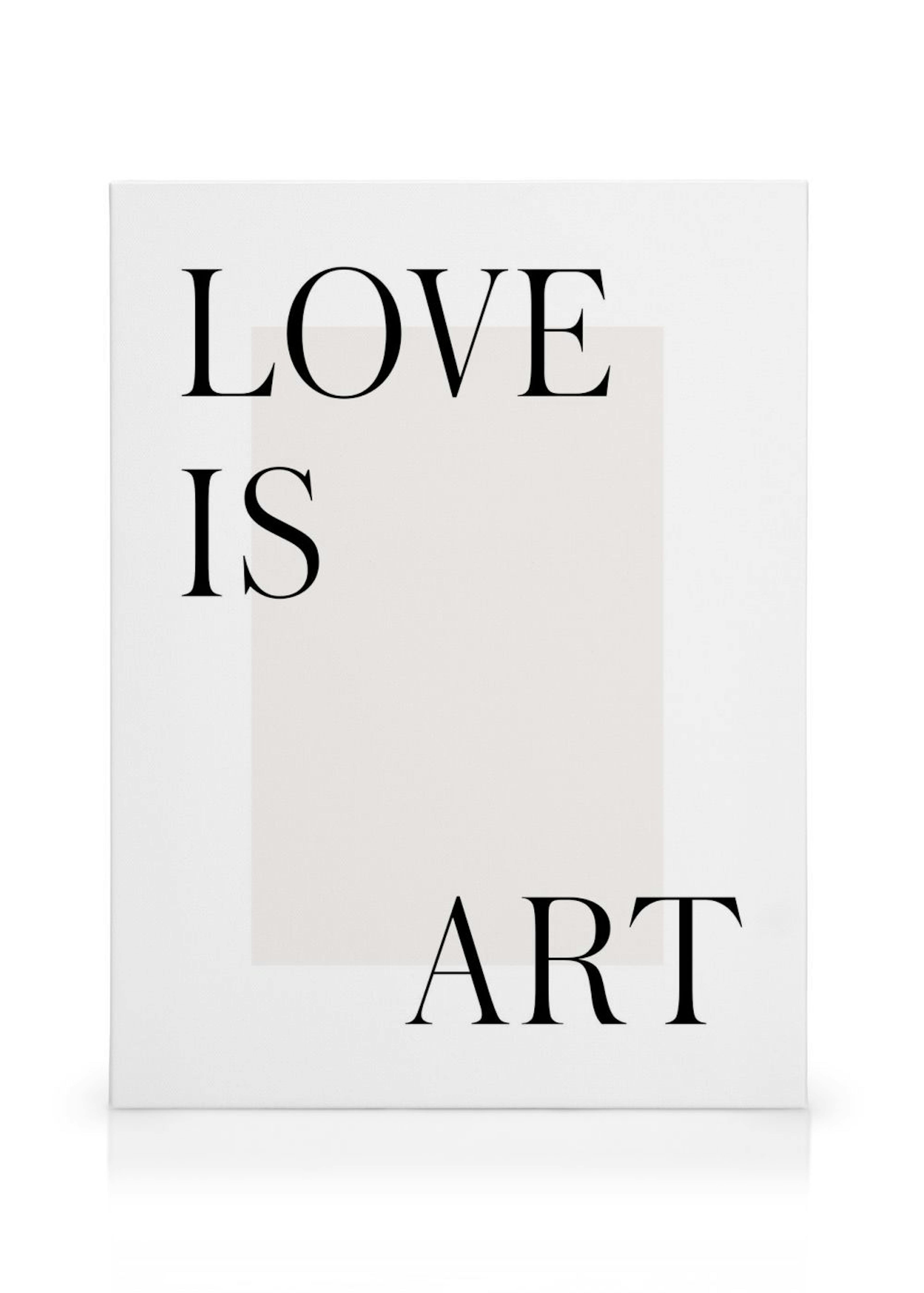 Love is Art Toile