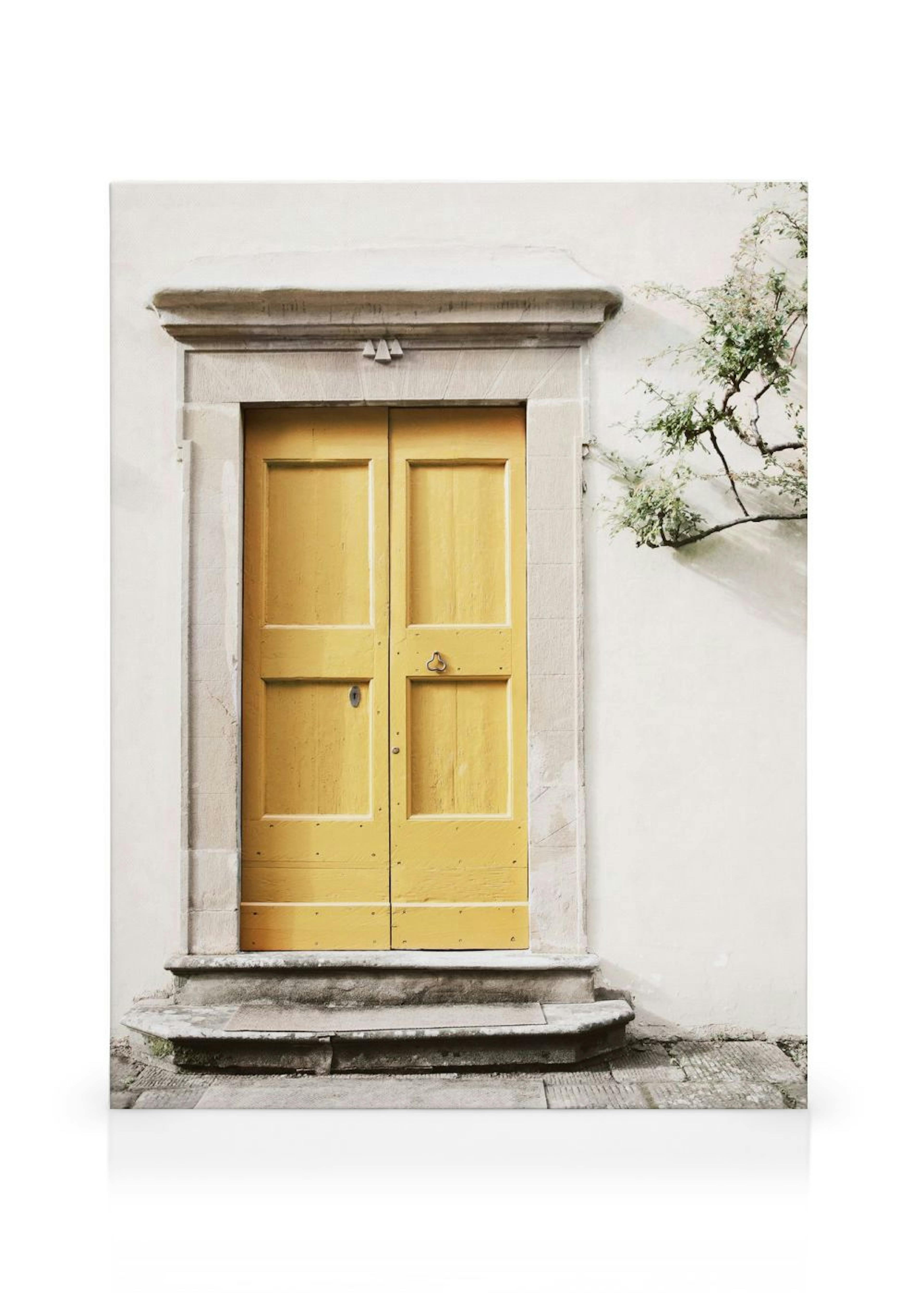 Yellow Door Obraz na płótnie