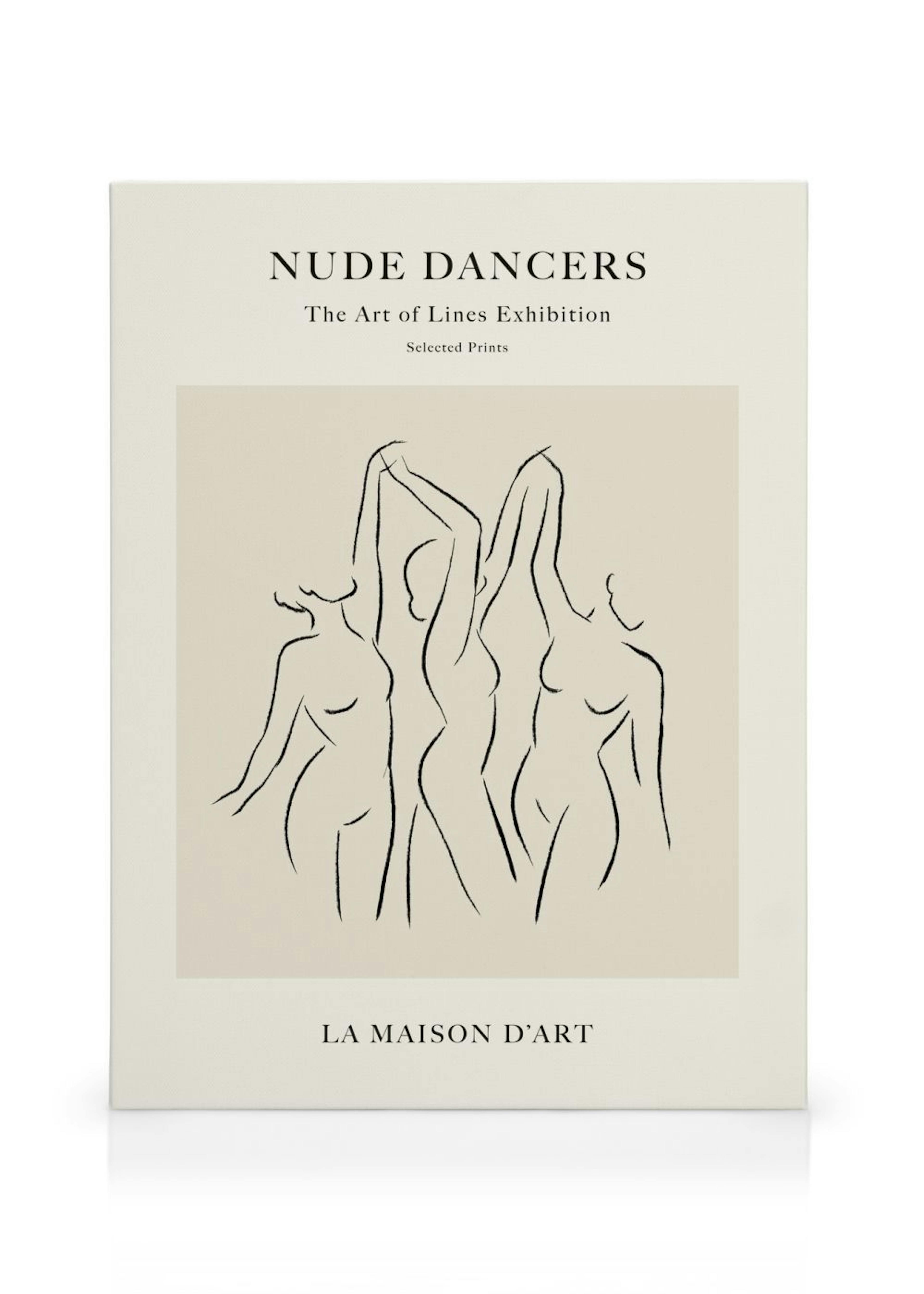Nude Dancers No2 Lienzo