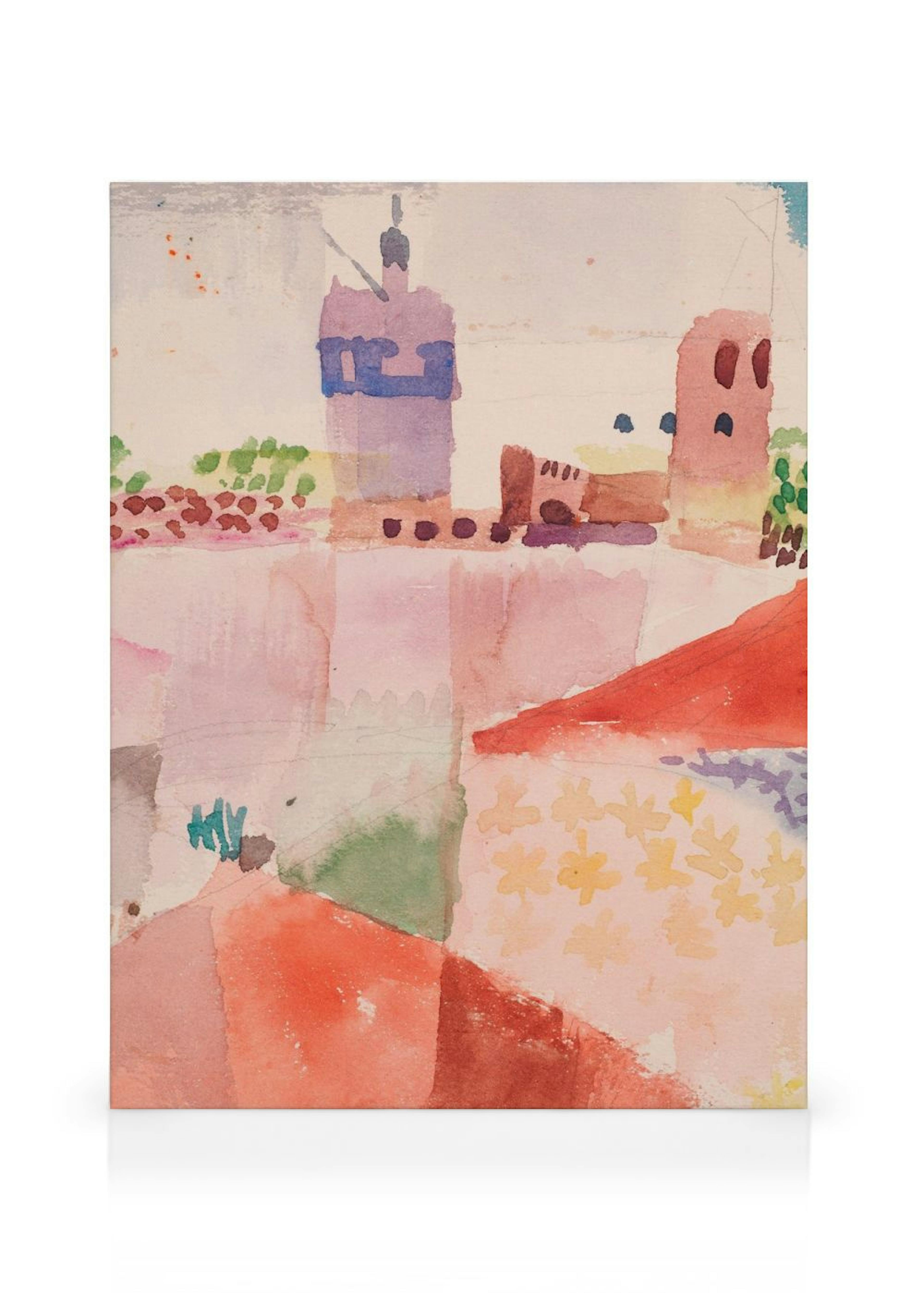 Paul Klee - Hammamet With its Mosque Leinwandbild