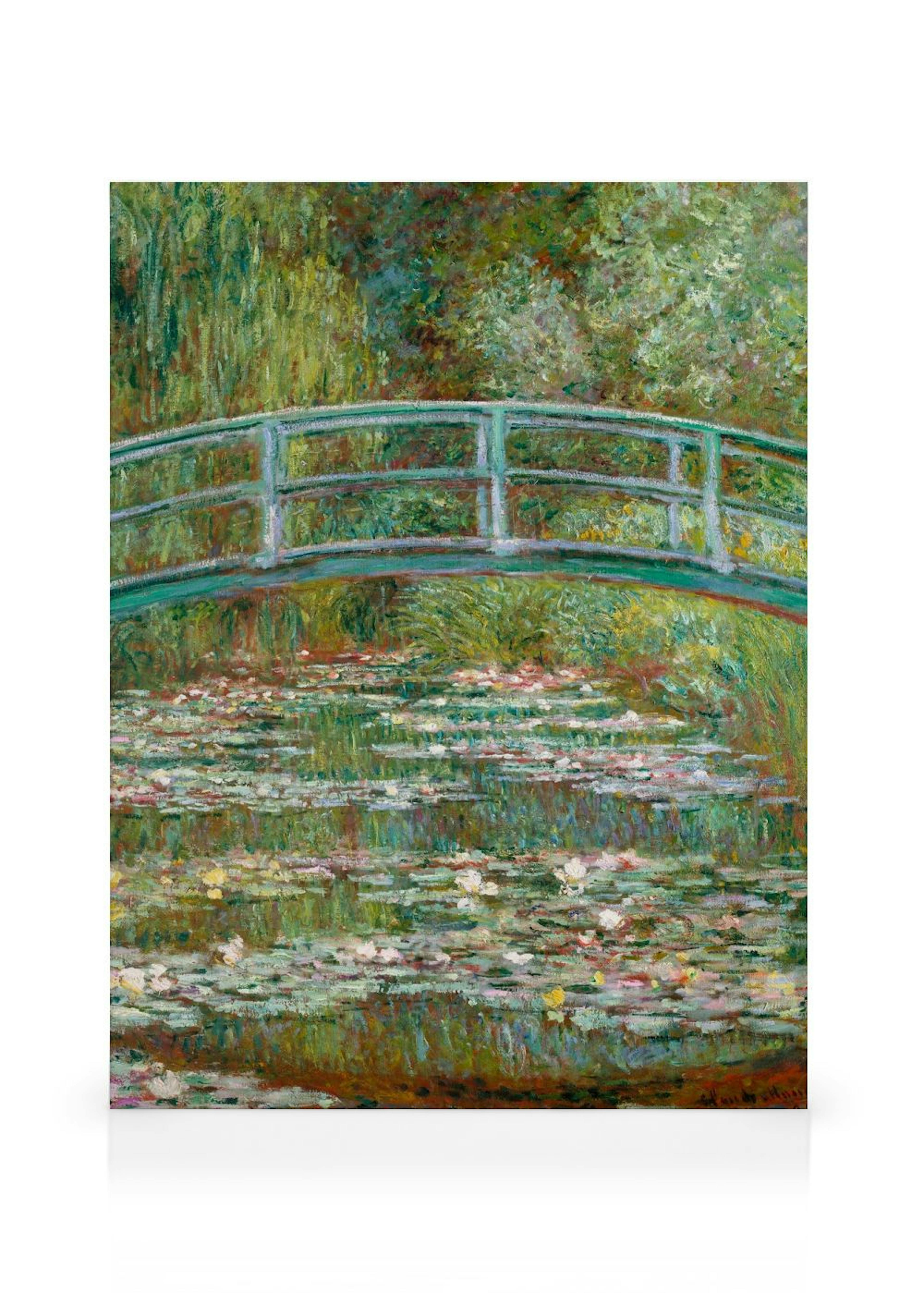 Monet - Bridge over a Pond of Water Lilies Canvas print