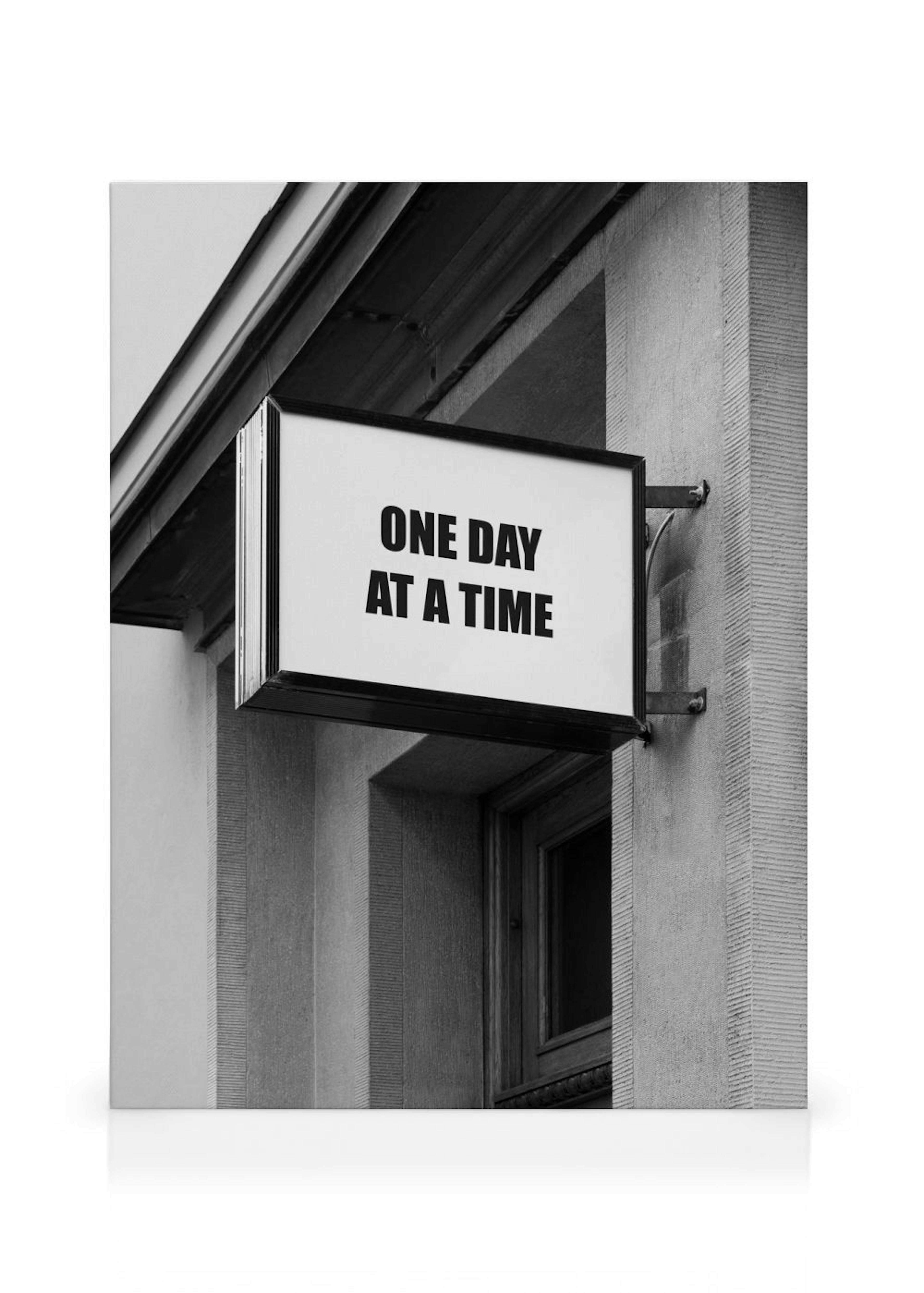 One Day at a Time Canvas print