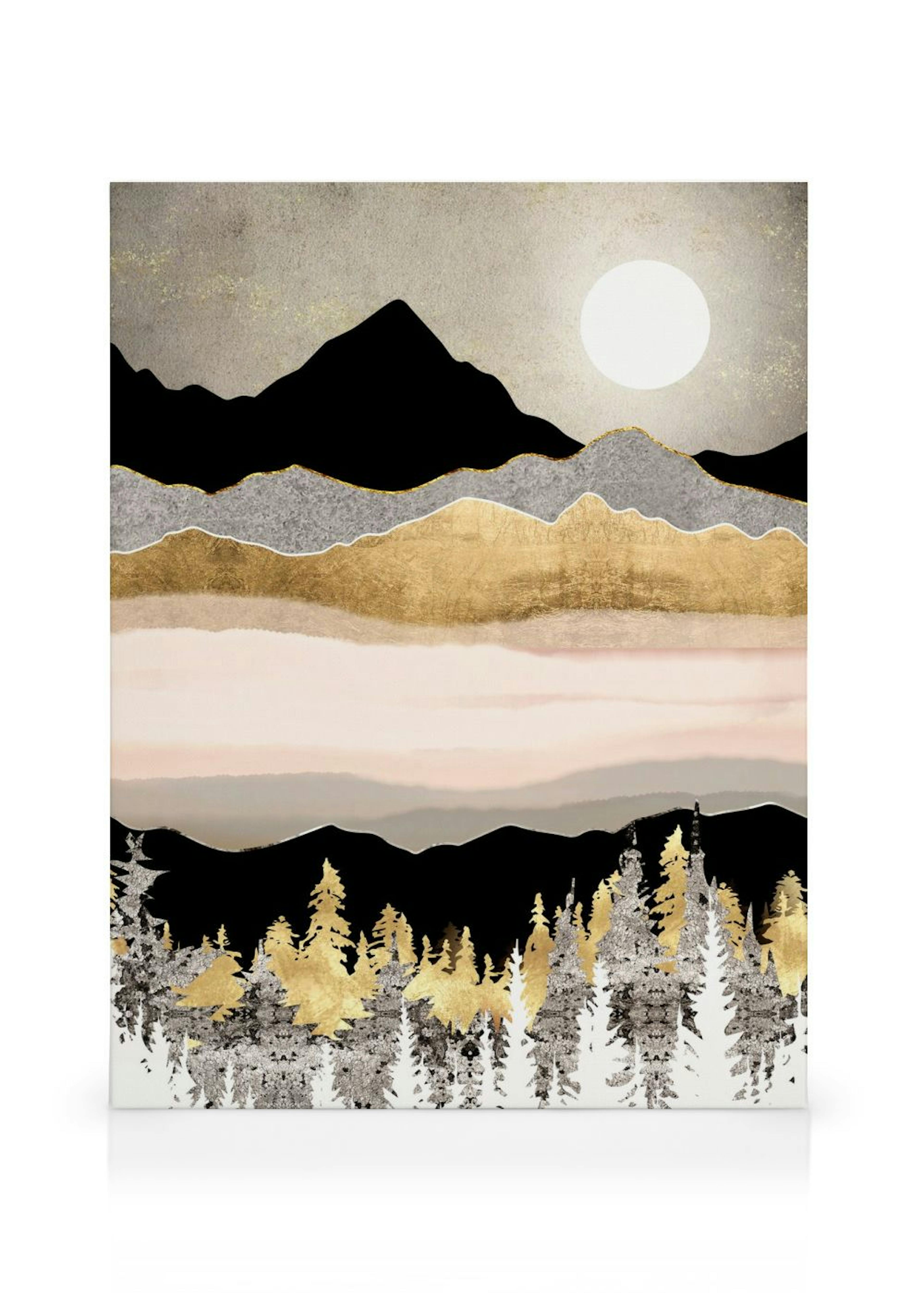 SpaceFrog Designs - Winter Moon Lienzo