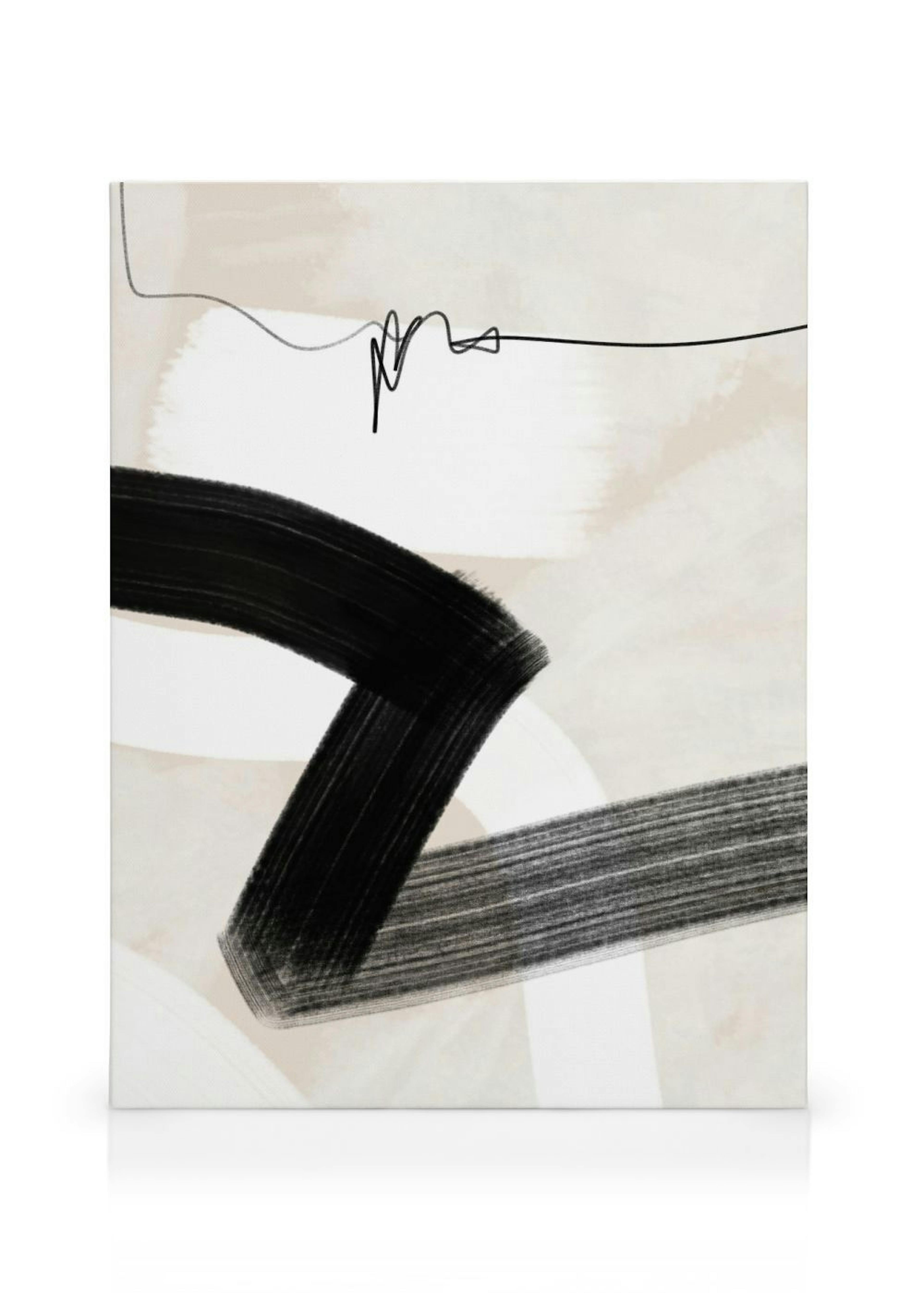 Abstract Wave No2 Canvas print