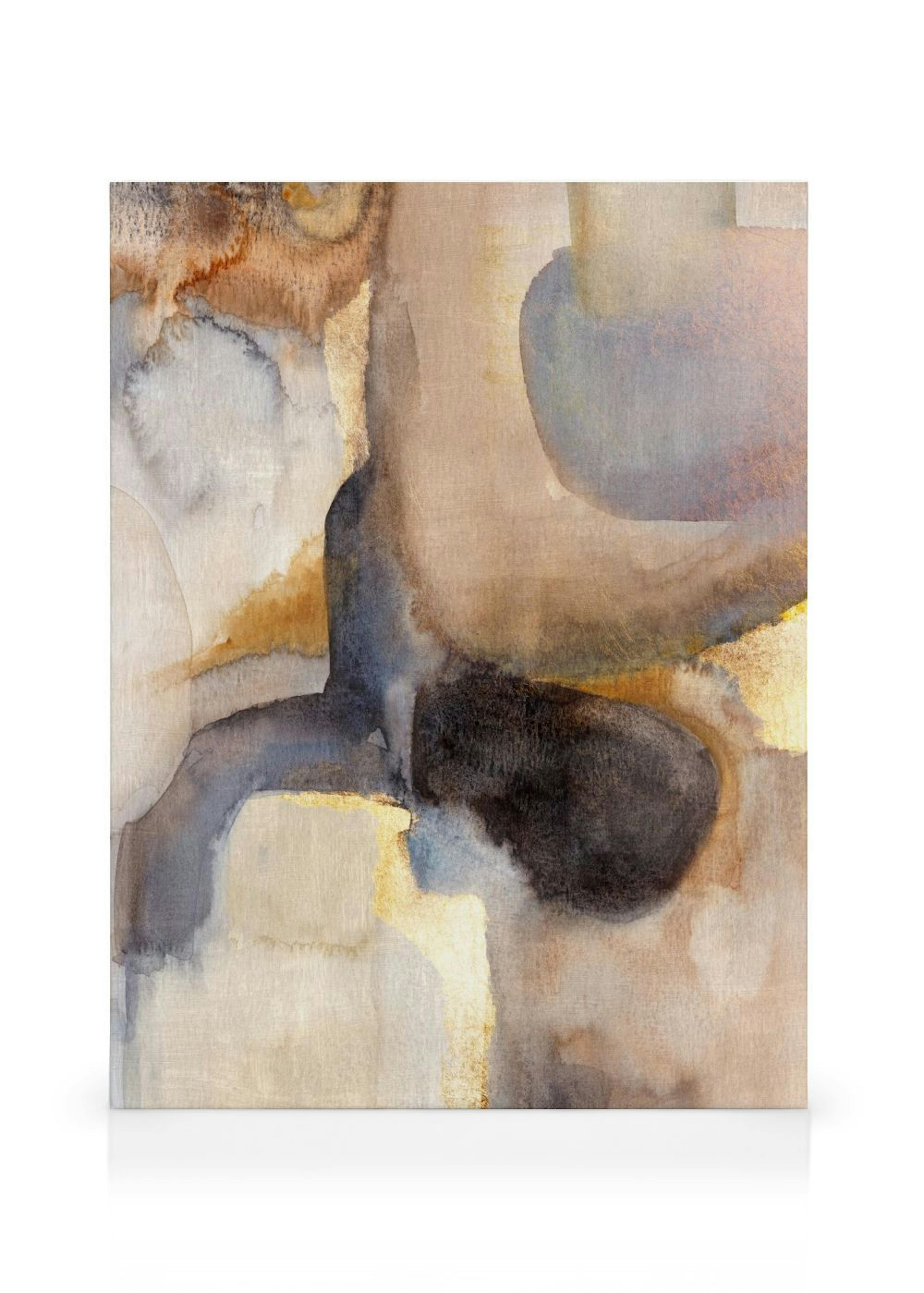 Golden Watercolor No1 Toile