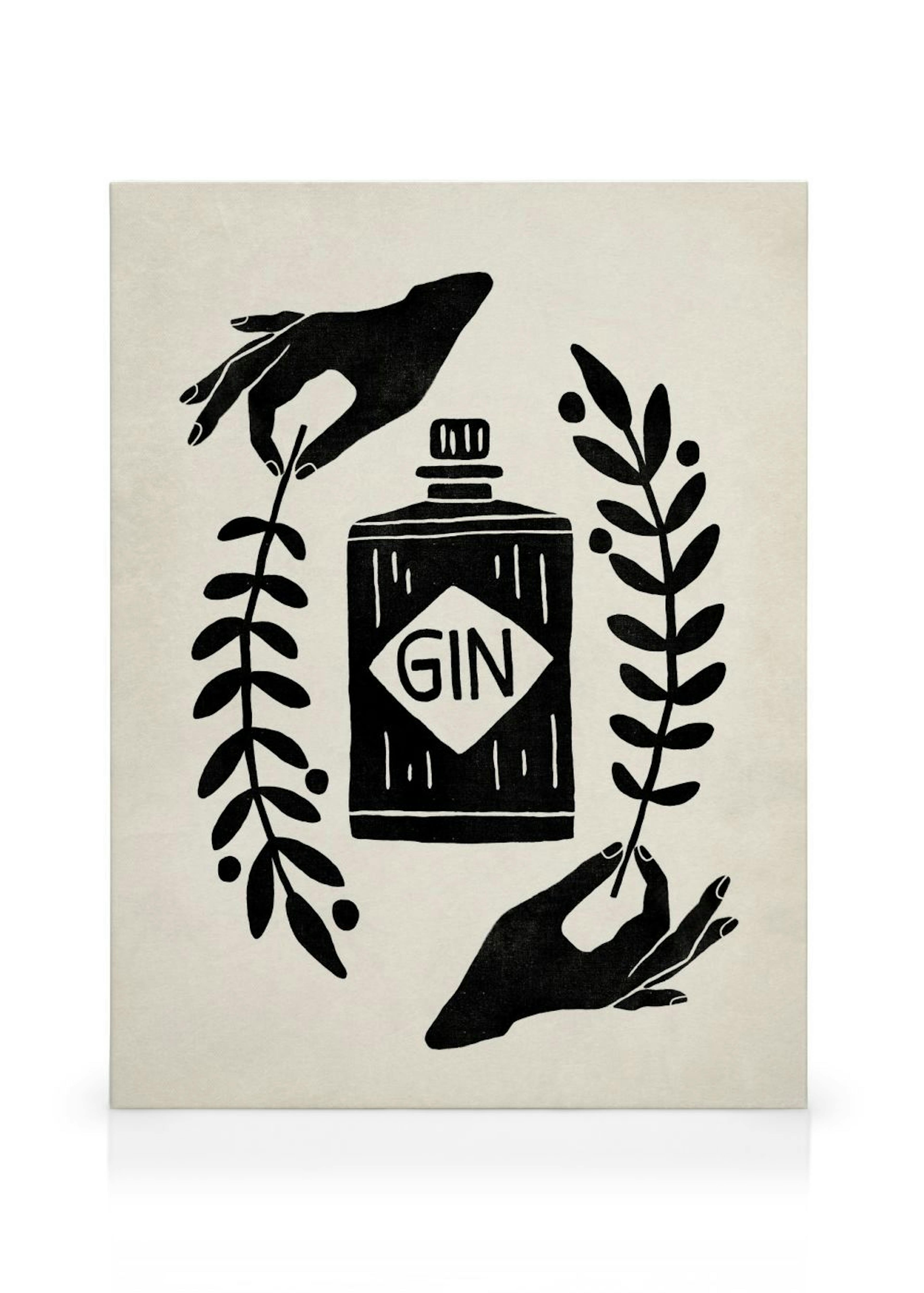 Let the Fun Be Gin Stampa su Tela