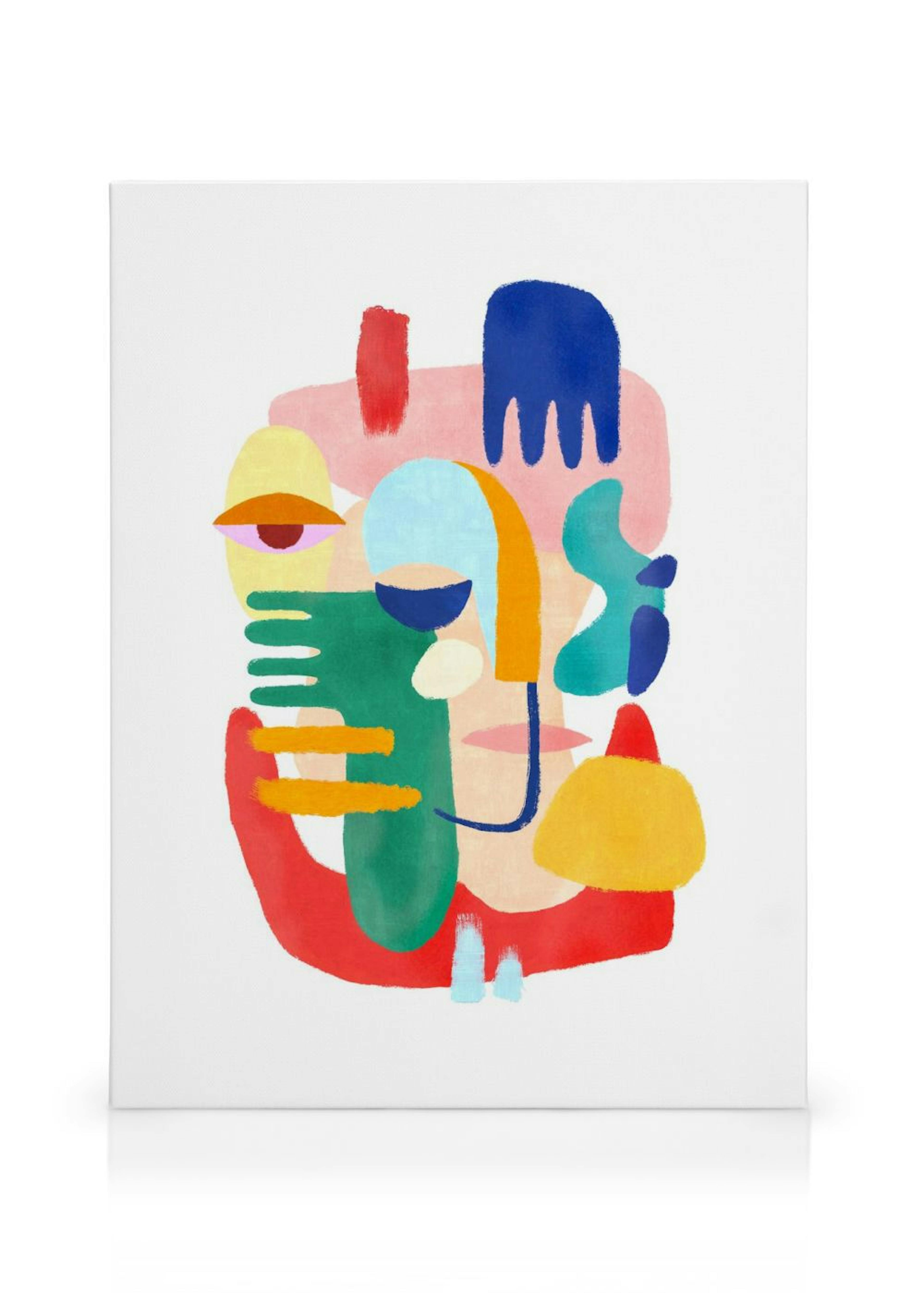 Colorful Abstract No1 Canvas