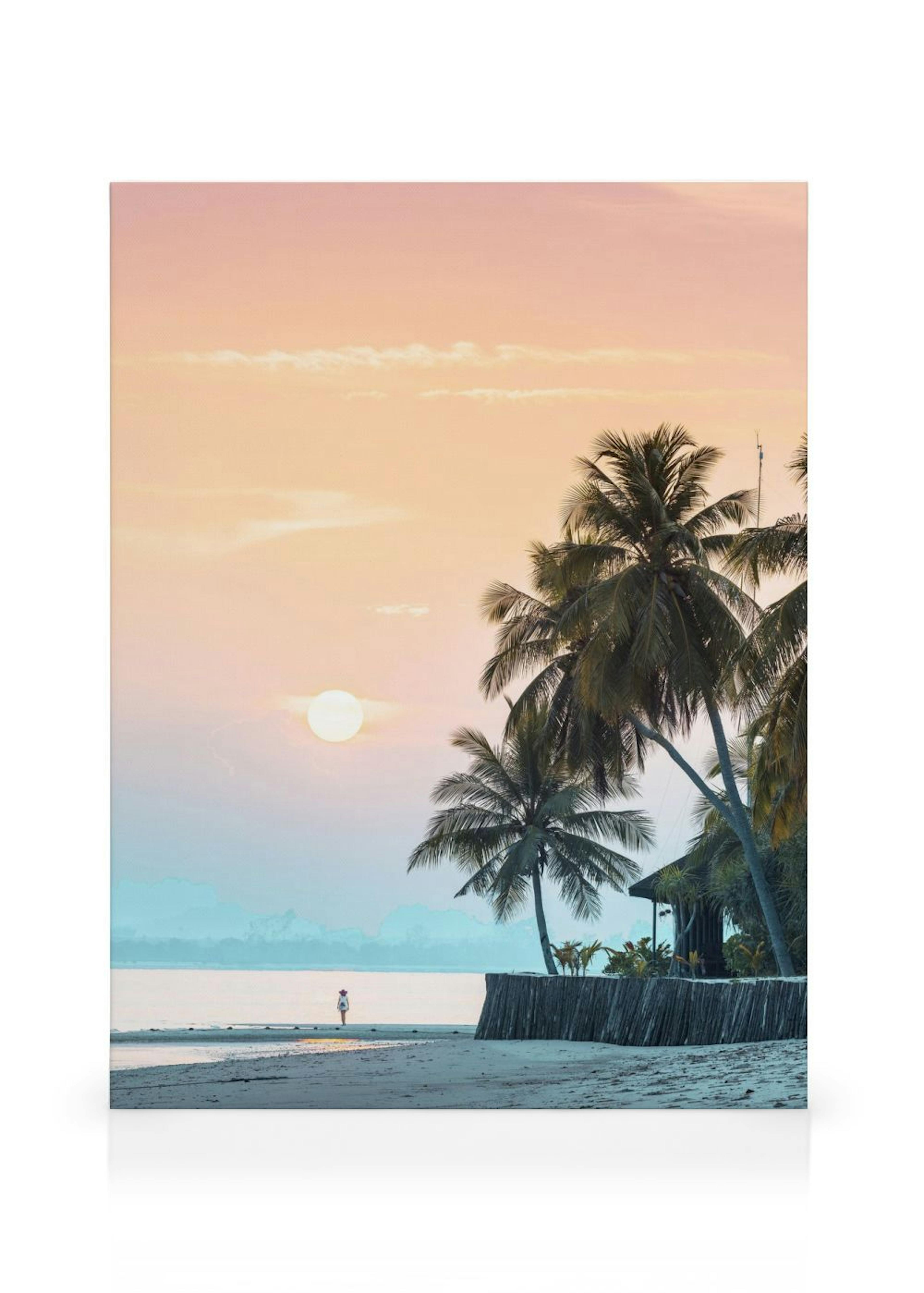 Pastel Sunrise Canvas print