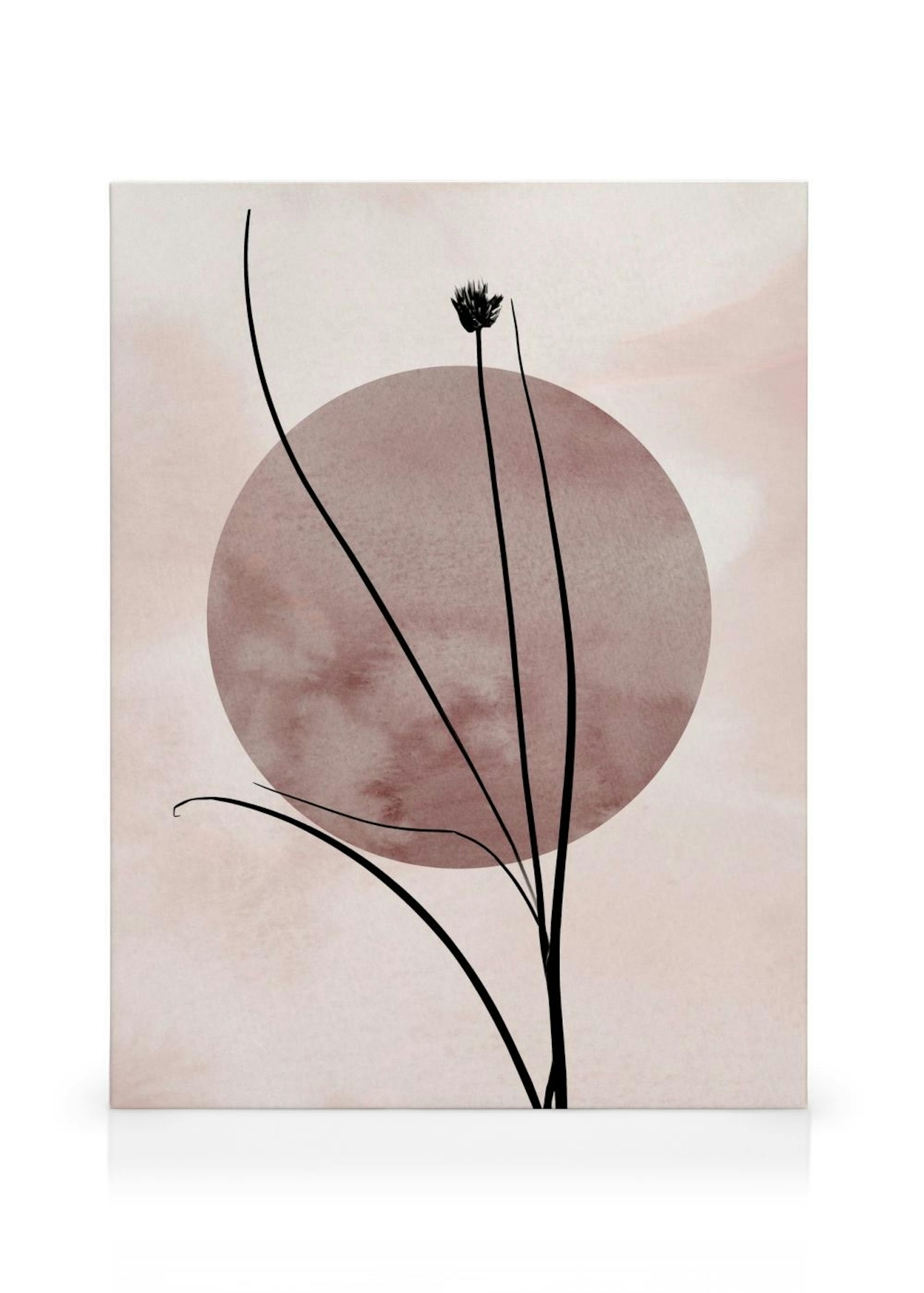 Straw Silhouette Canvas print