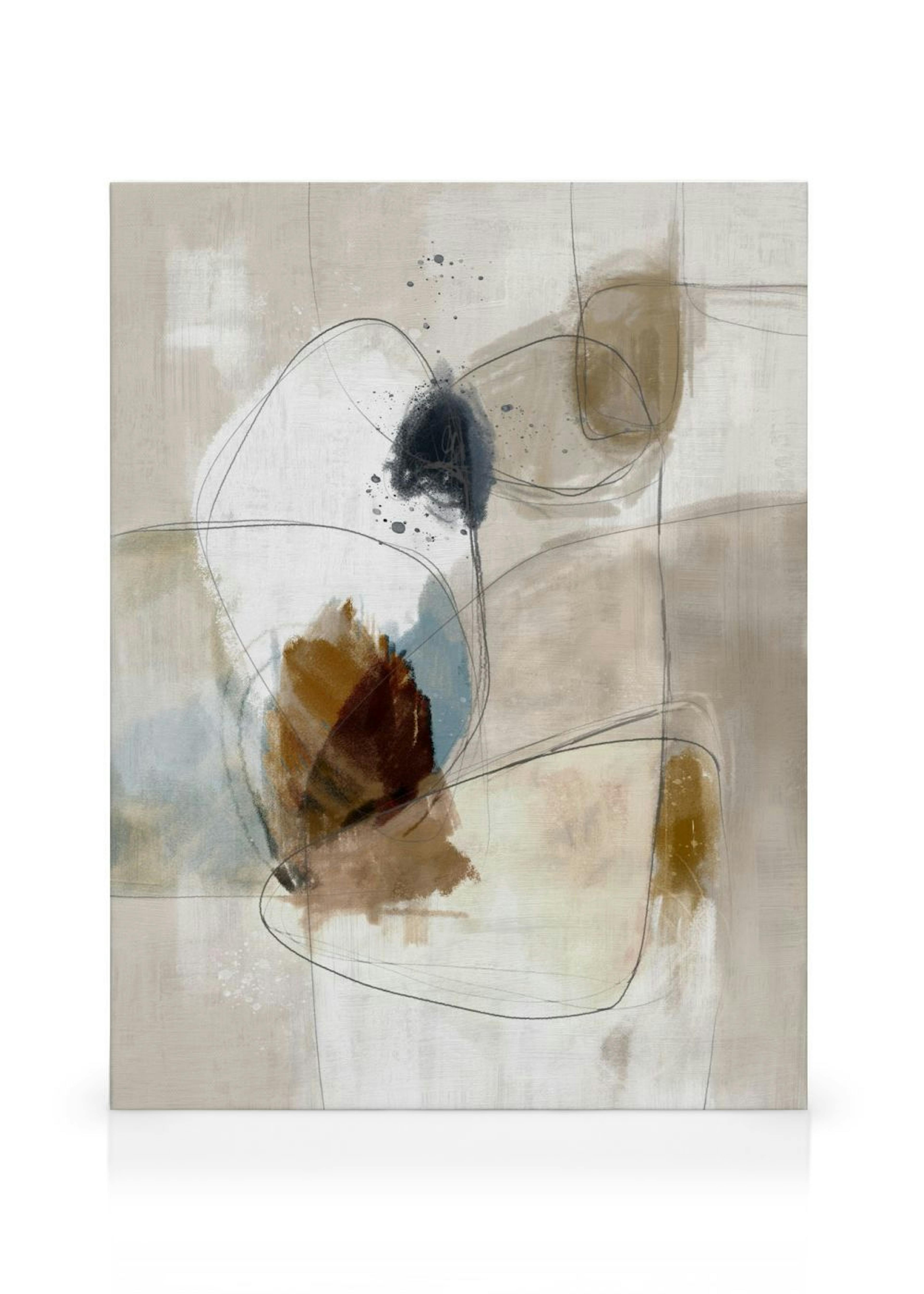 Beige Impression No2 Leinwandbild