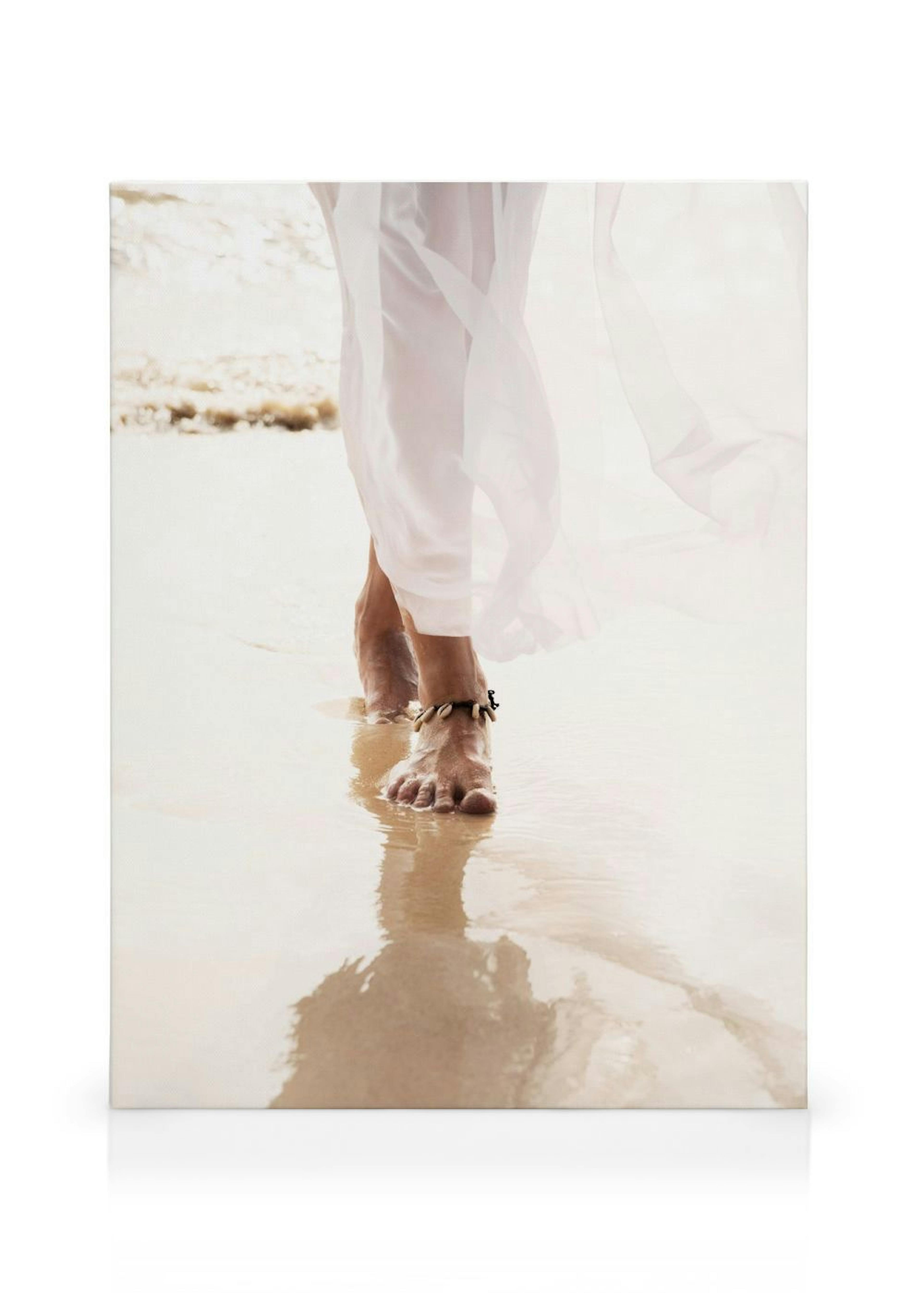 Strolling in the Sand Lienzo