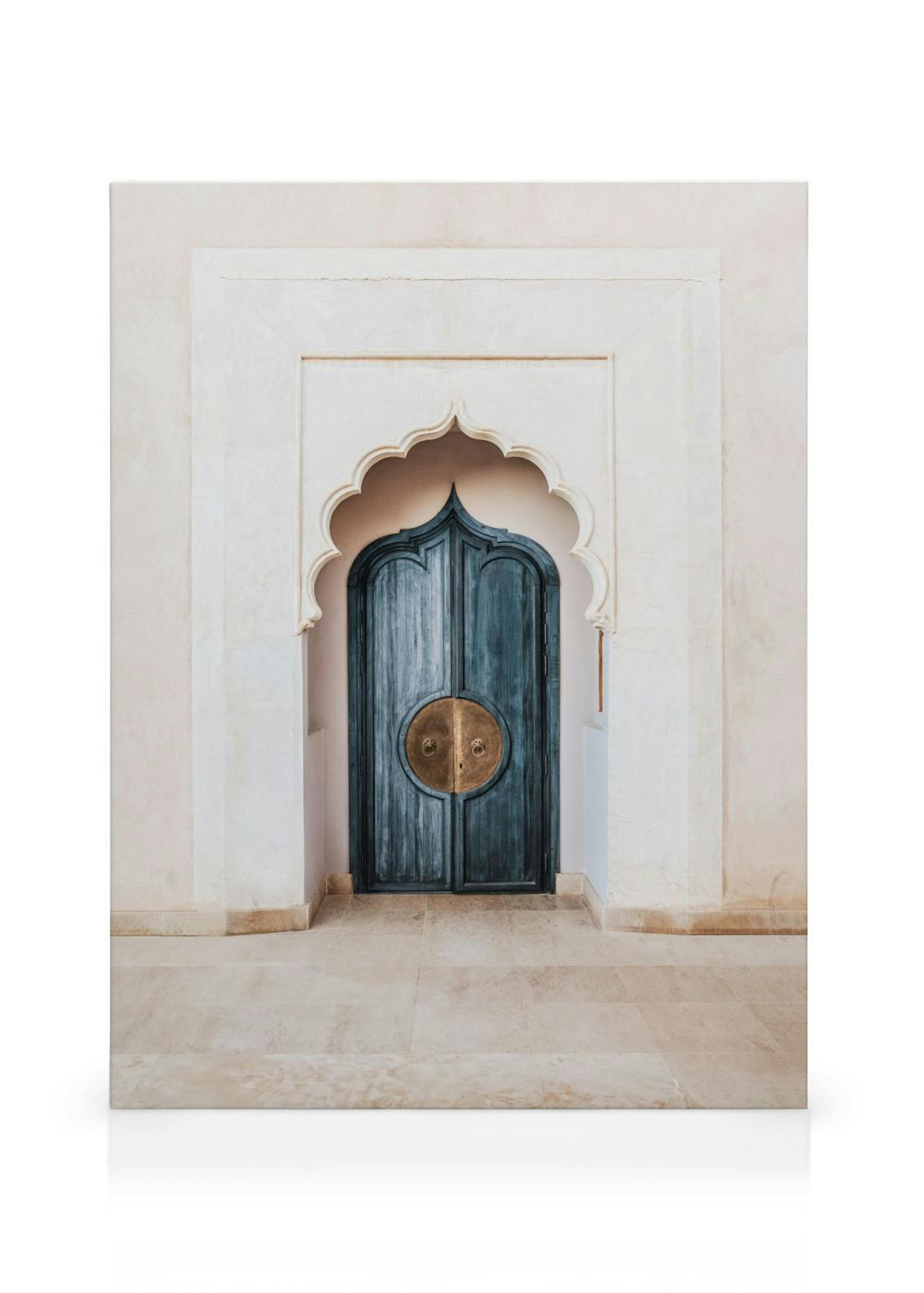 Marrakech Blue Door Canvastavla