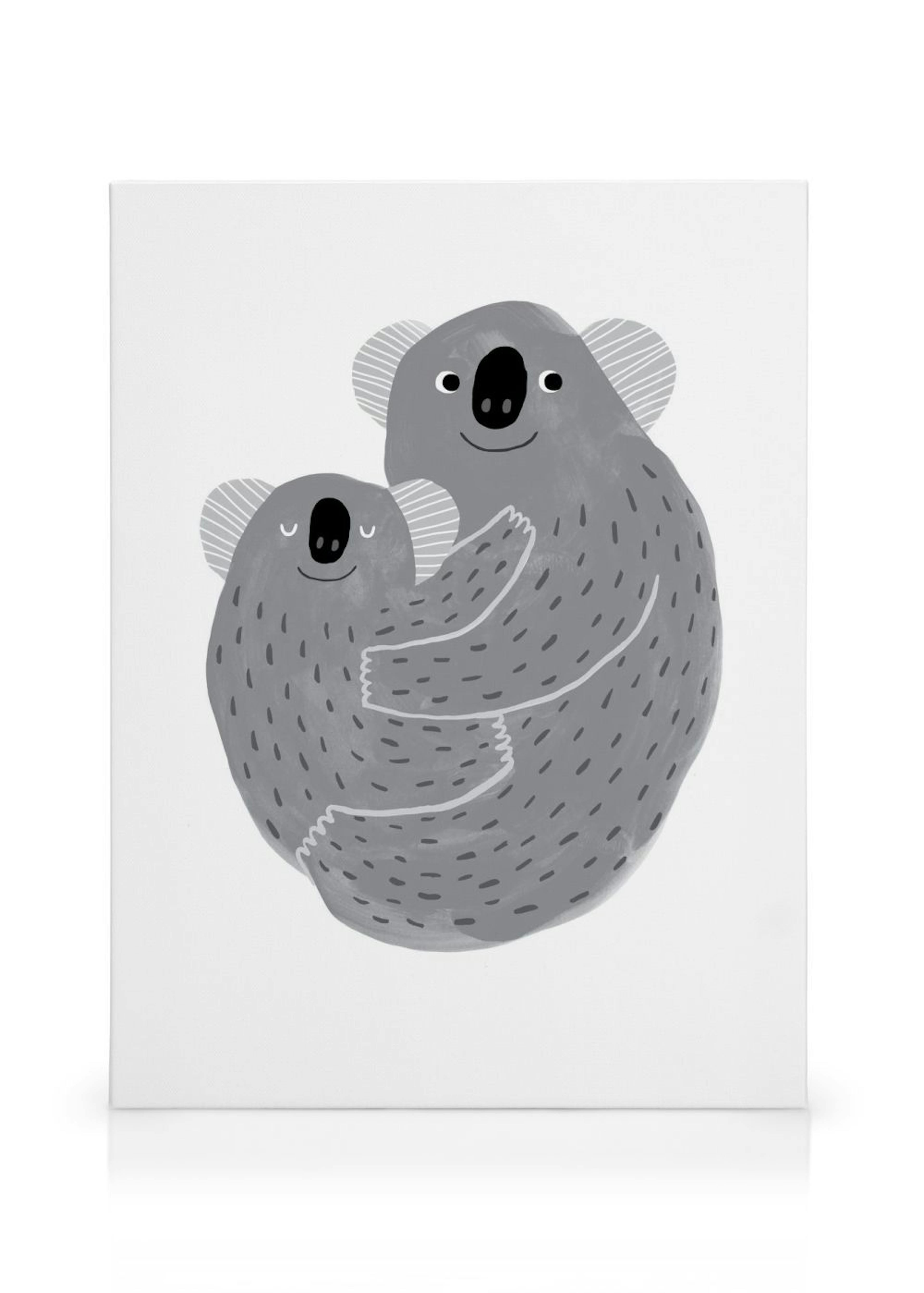 Koala Hug Canvas