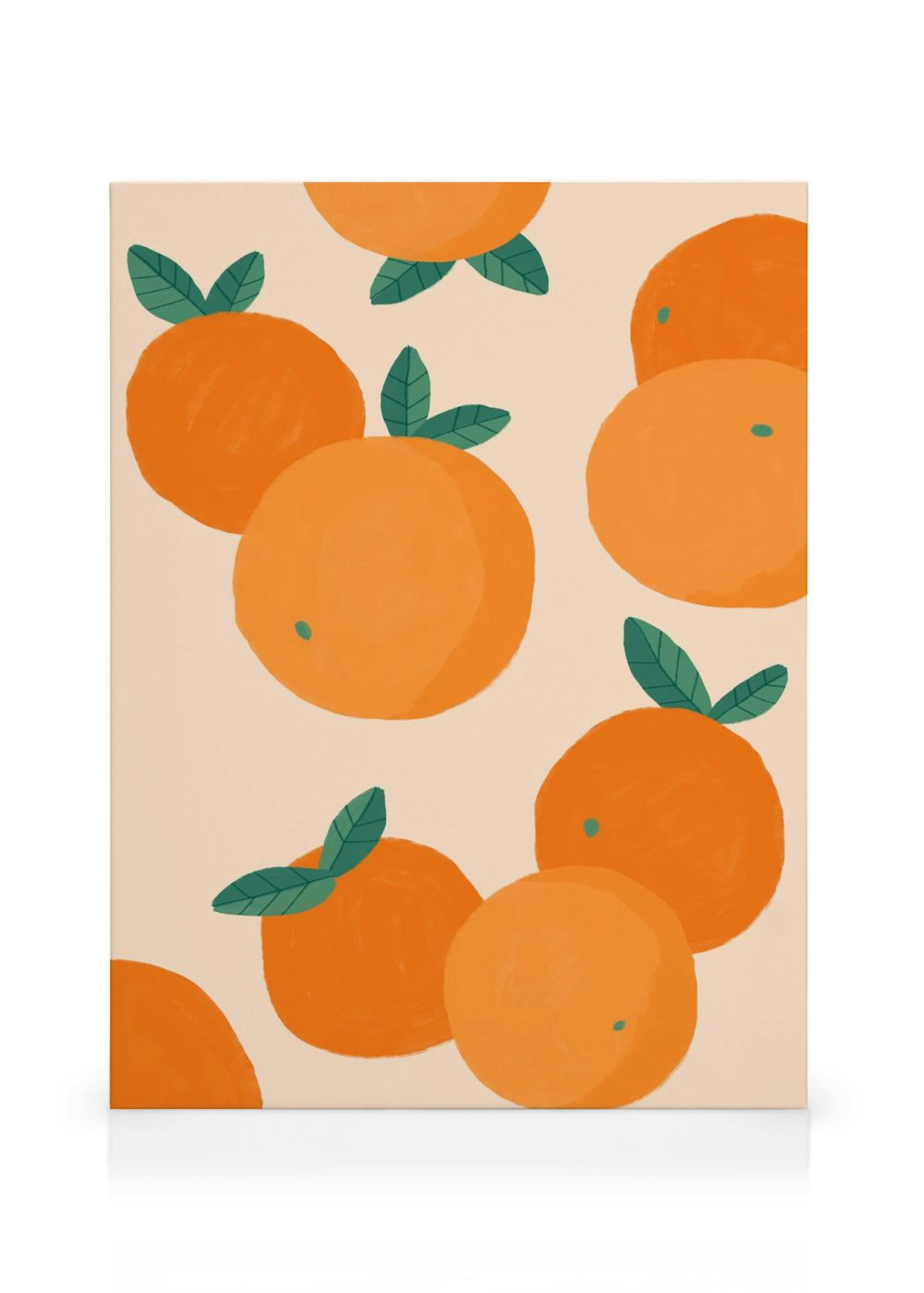 Oranges Illustration Toile