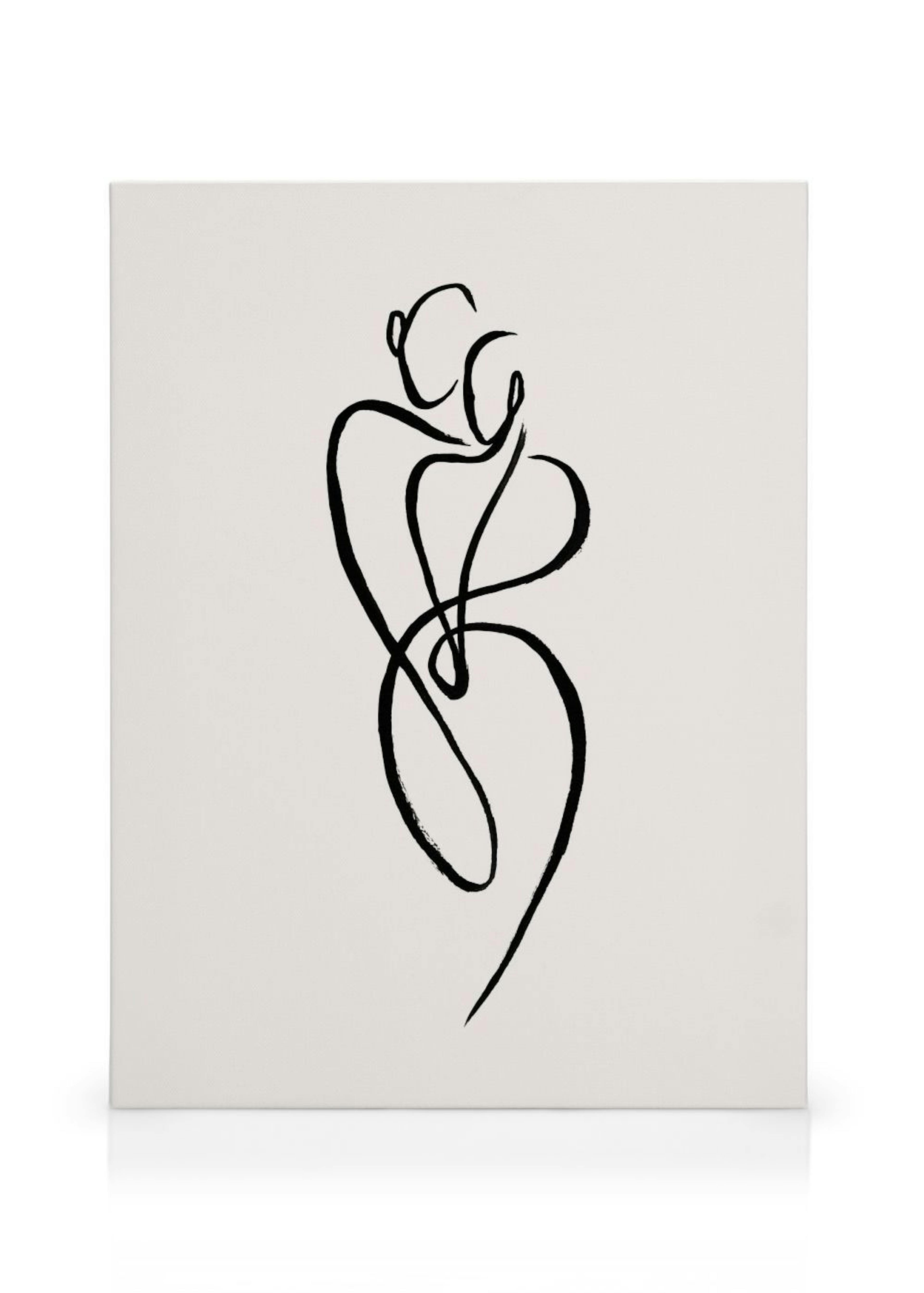 Painted Lines No2 Canvas