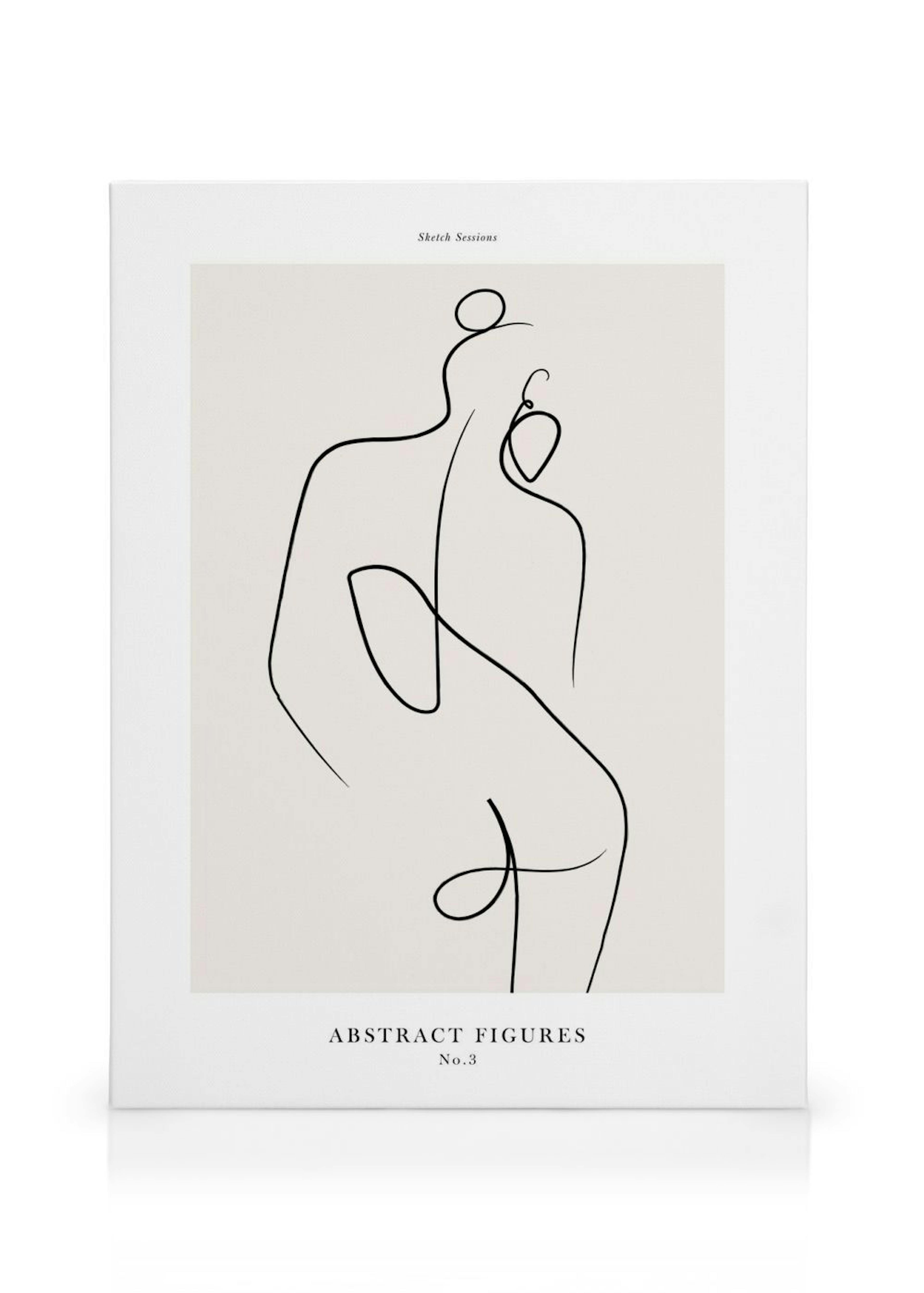 Abstract Figures No3 Toile
