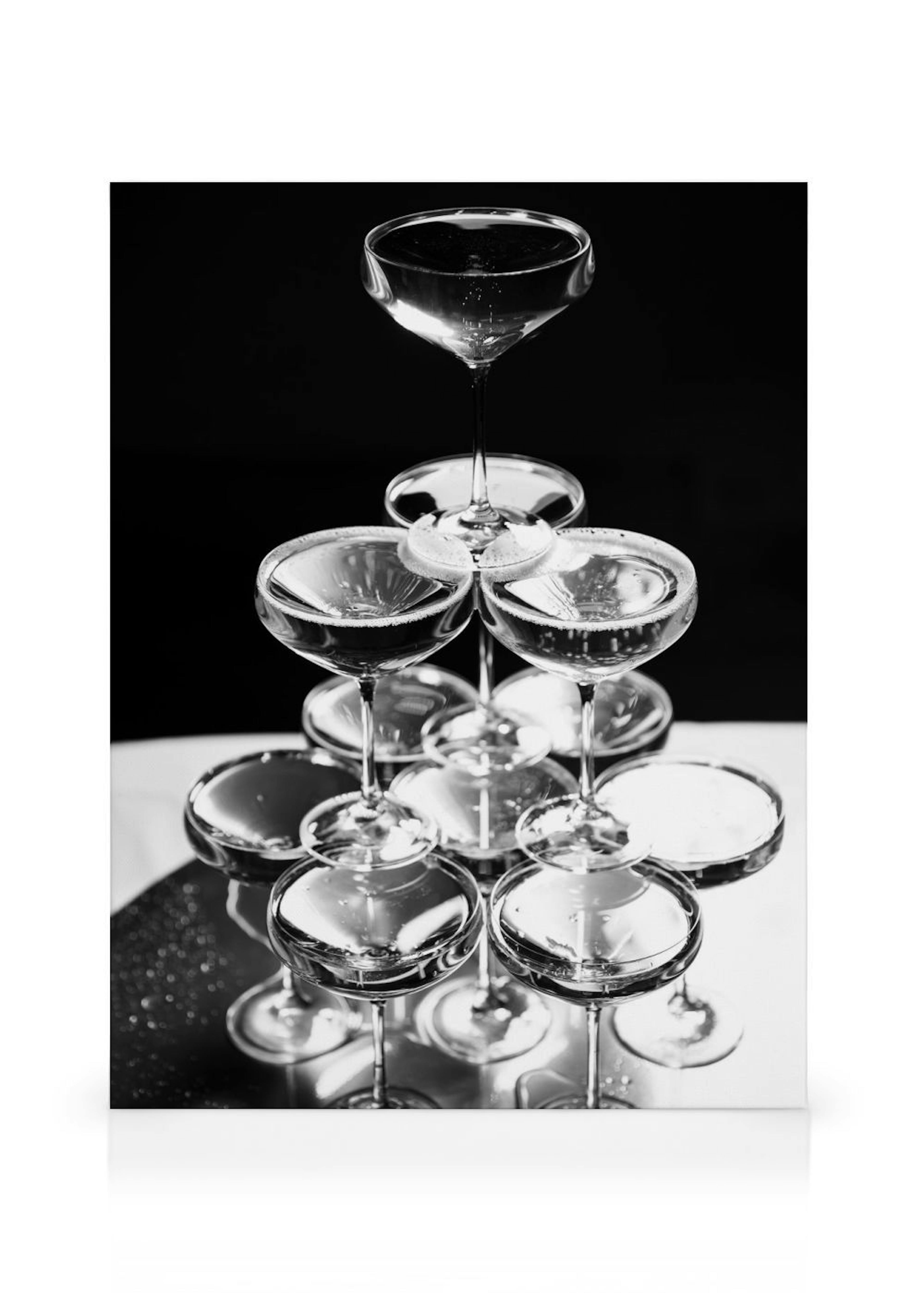 Champagne Tower Canvas print