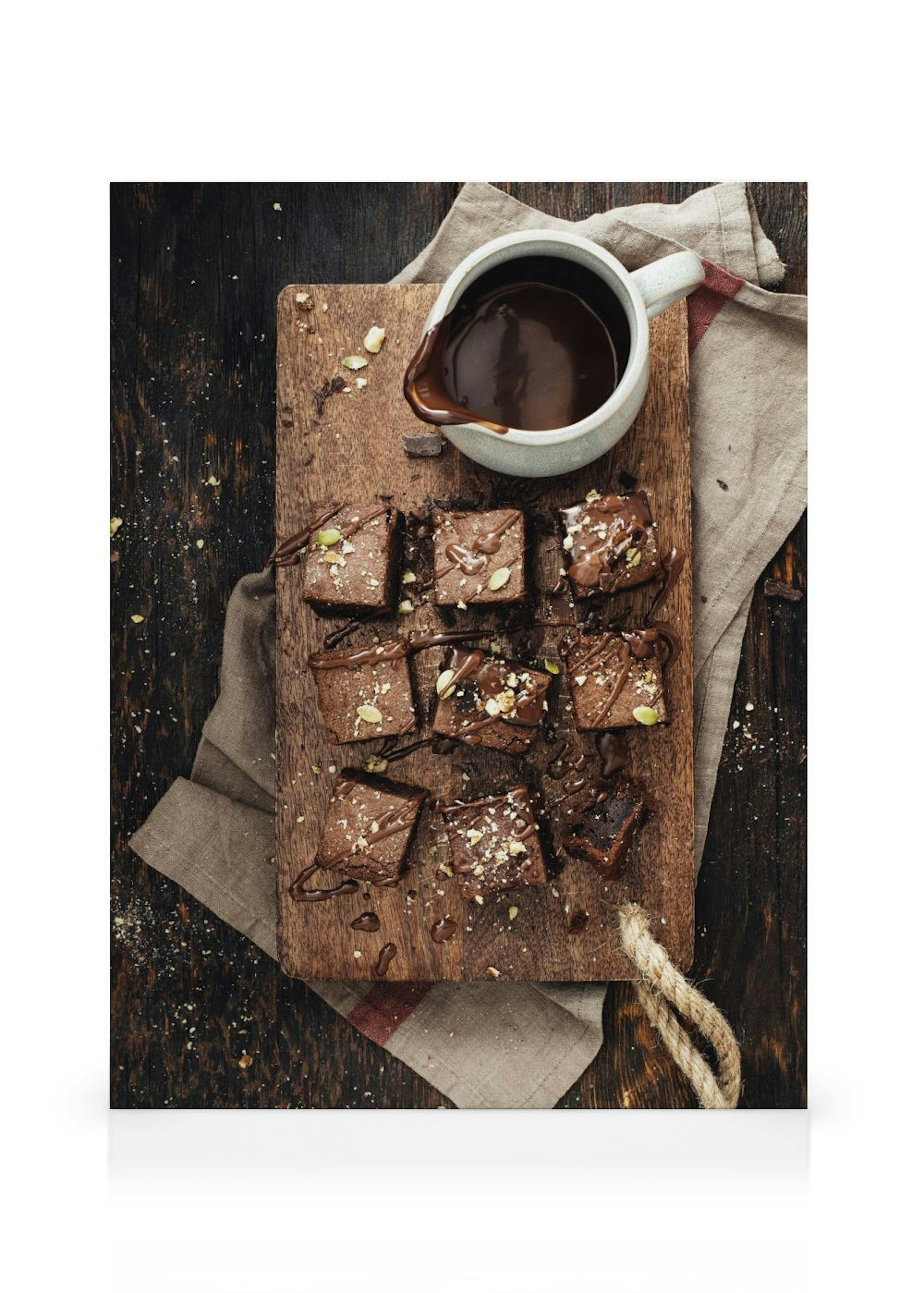 Chocolate Brownies Canvas print