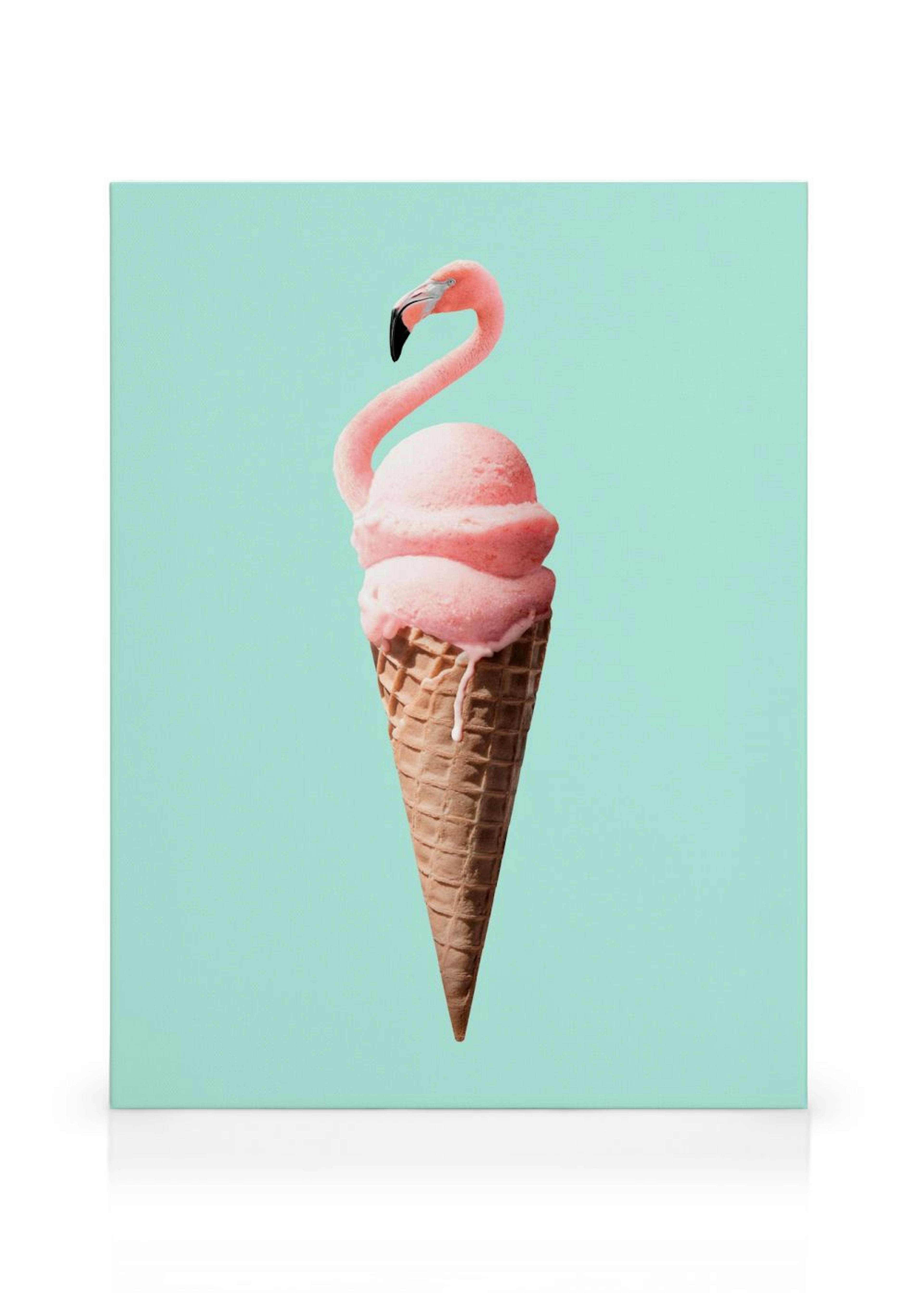 Jonas Loose - Flamingo Cone Canvas