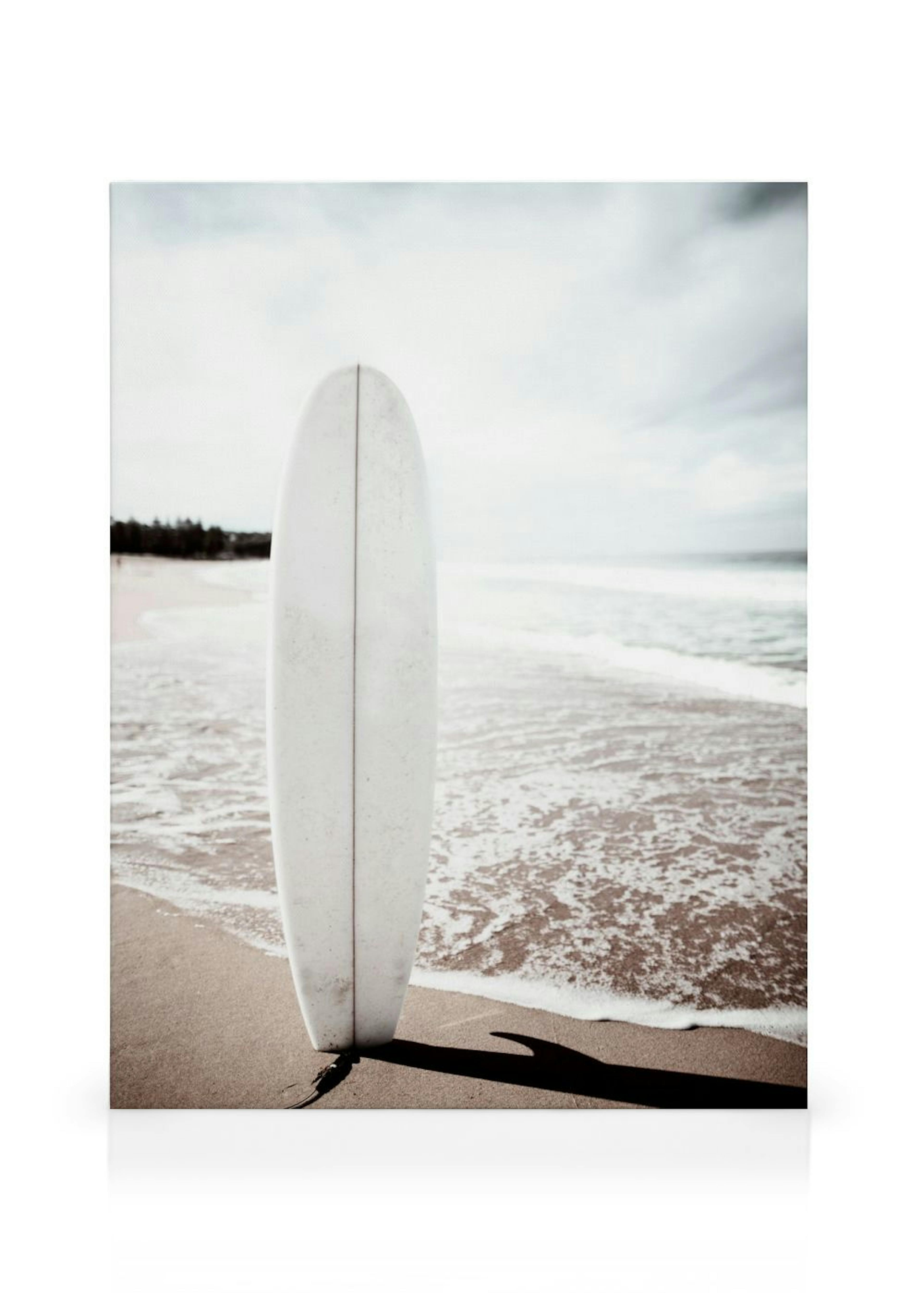 Surfboard on the Beach Canvas print