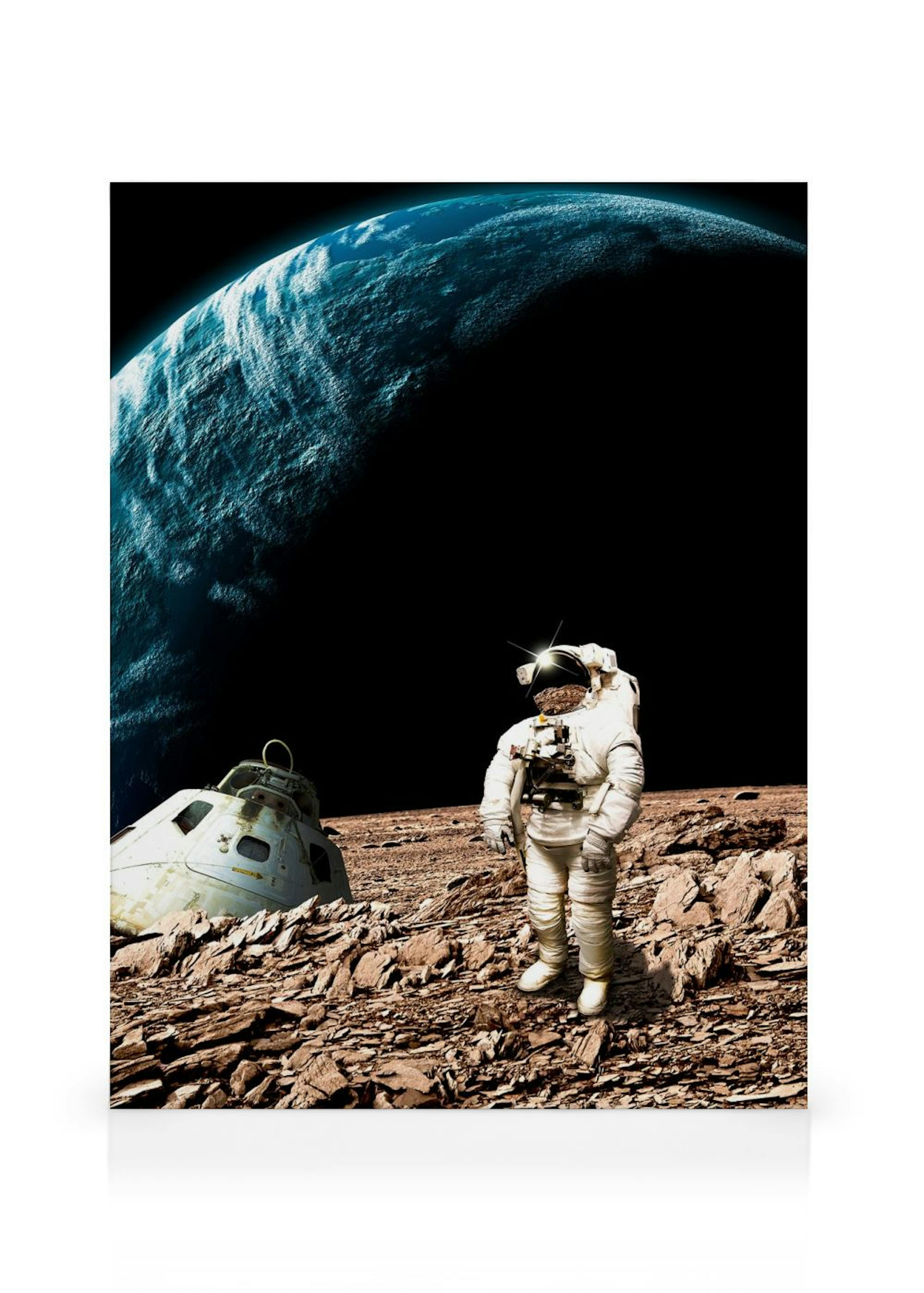 Astronaut On Moon Toile