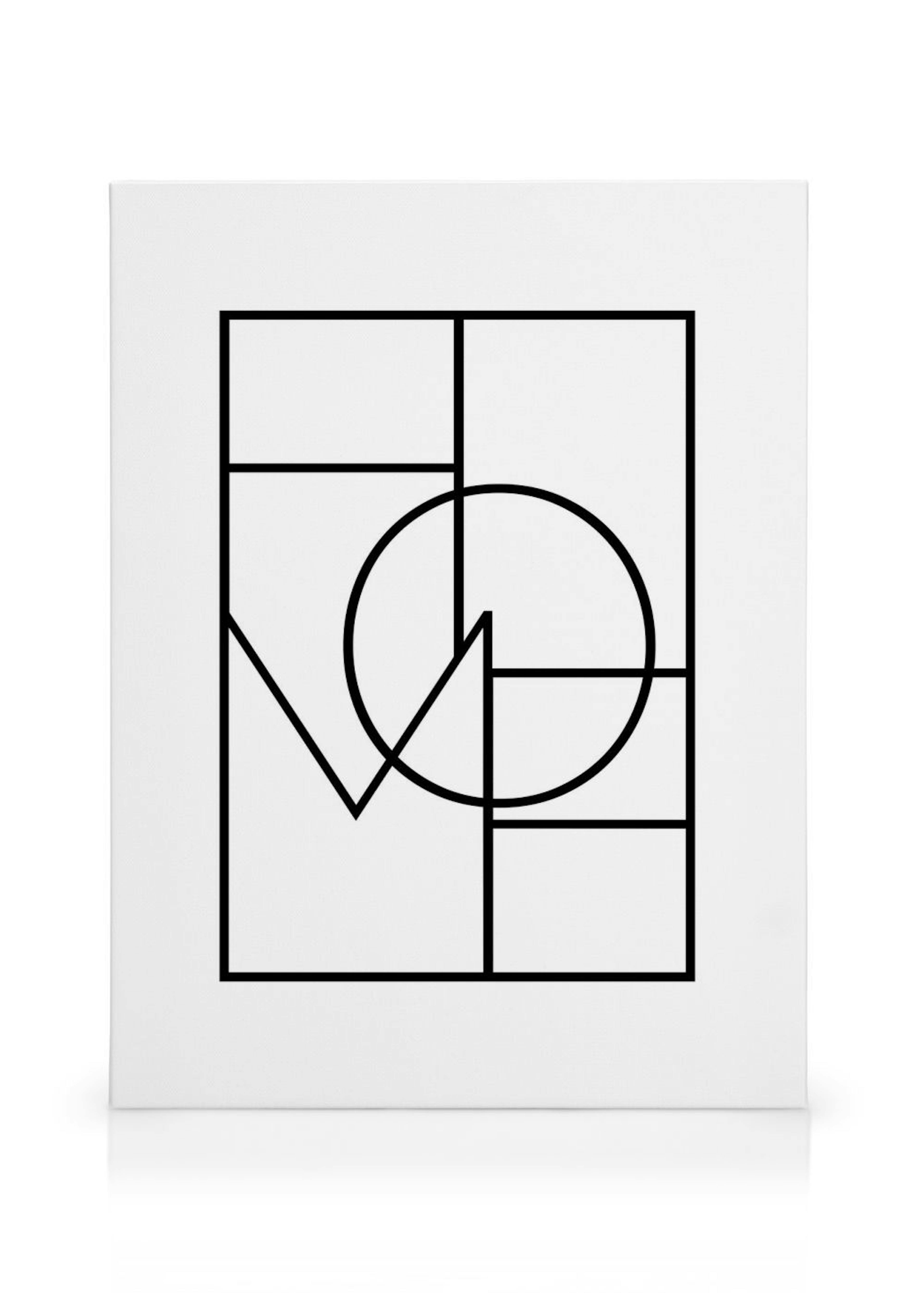 Home Square Canvas print