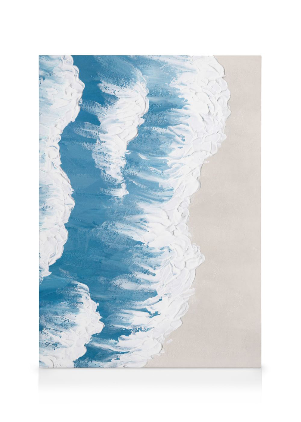 Oufeiyan Quadro Moderno 5 Pezzi Su Tela - Paesaggio Oceanico Beach Alba, Stampe Giclée, 60x40 Pollici, Pronto Da Appendere