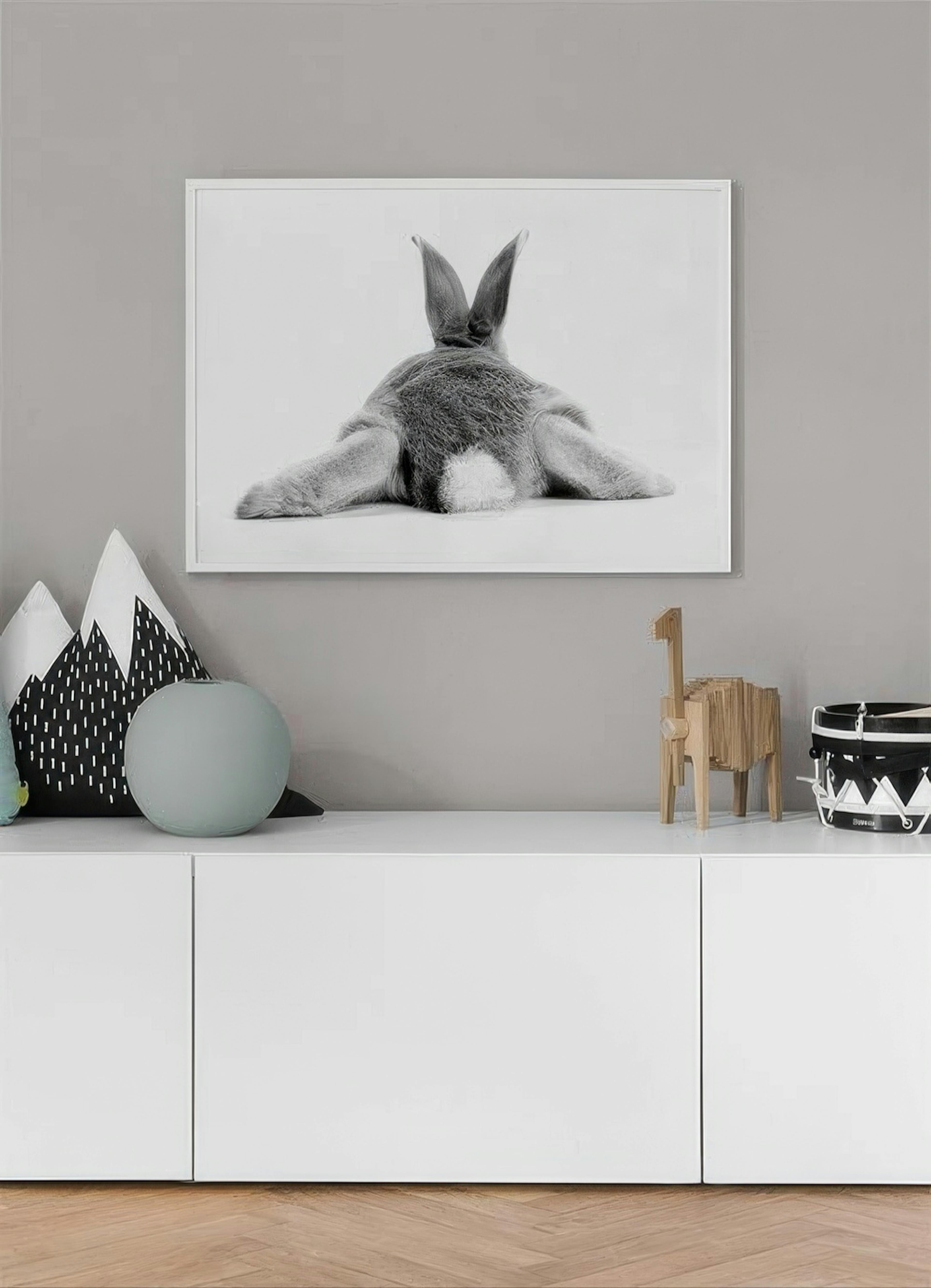 Bunny Behind Poster