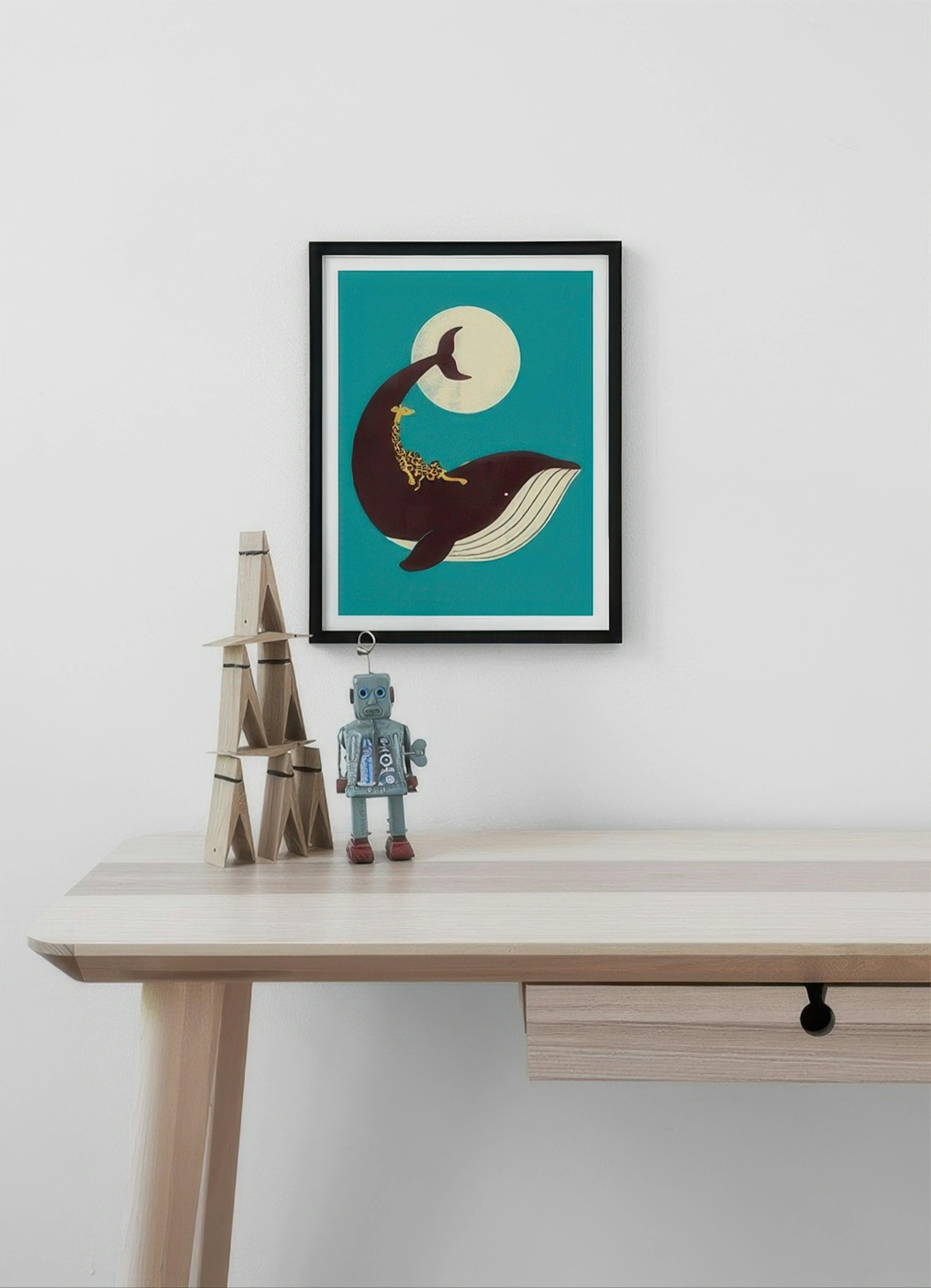 The Giraffe and the Whale Print