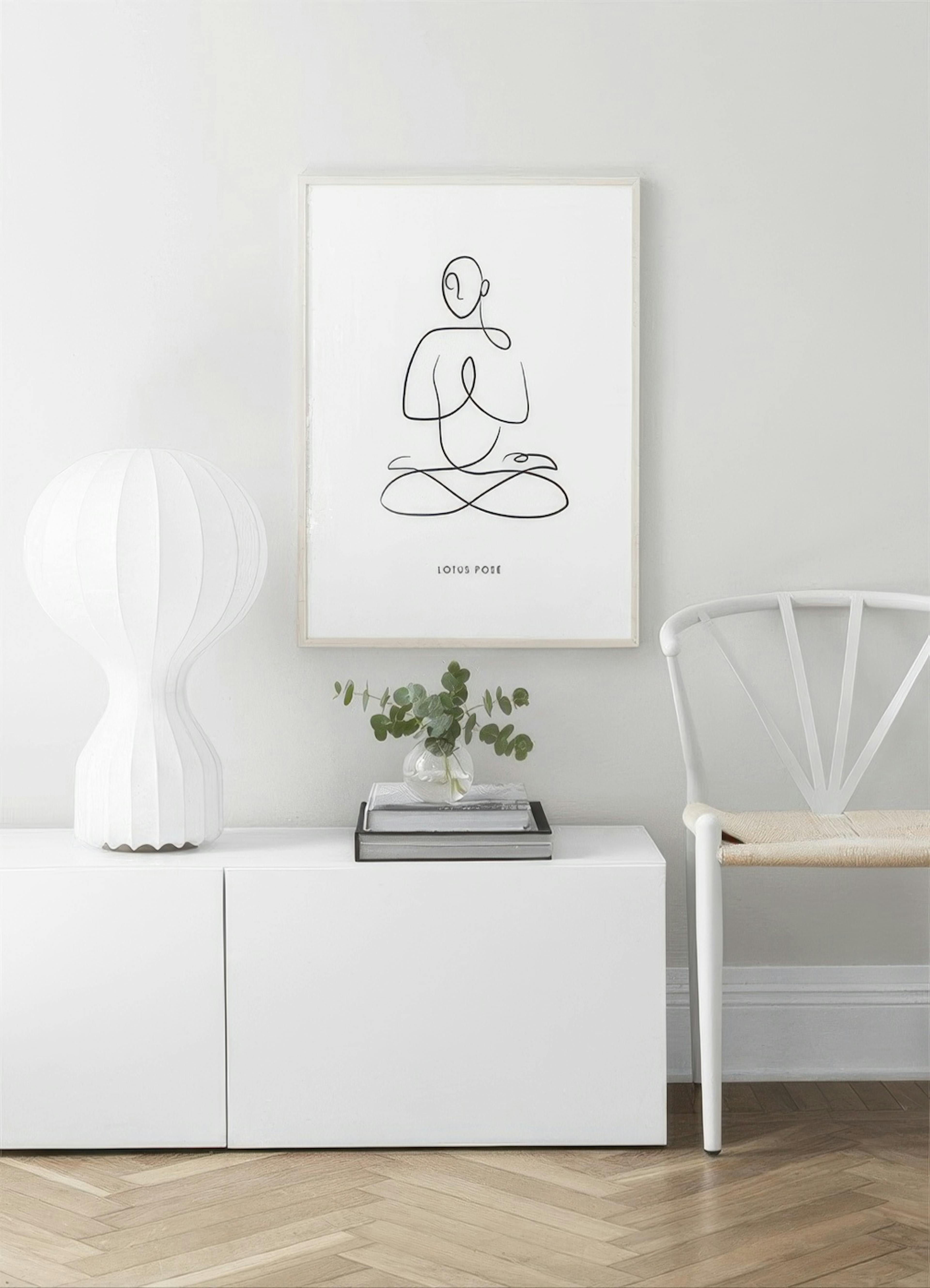 Yoga Pose No4 Poster