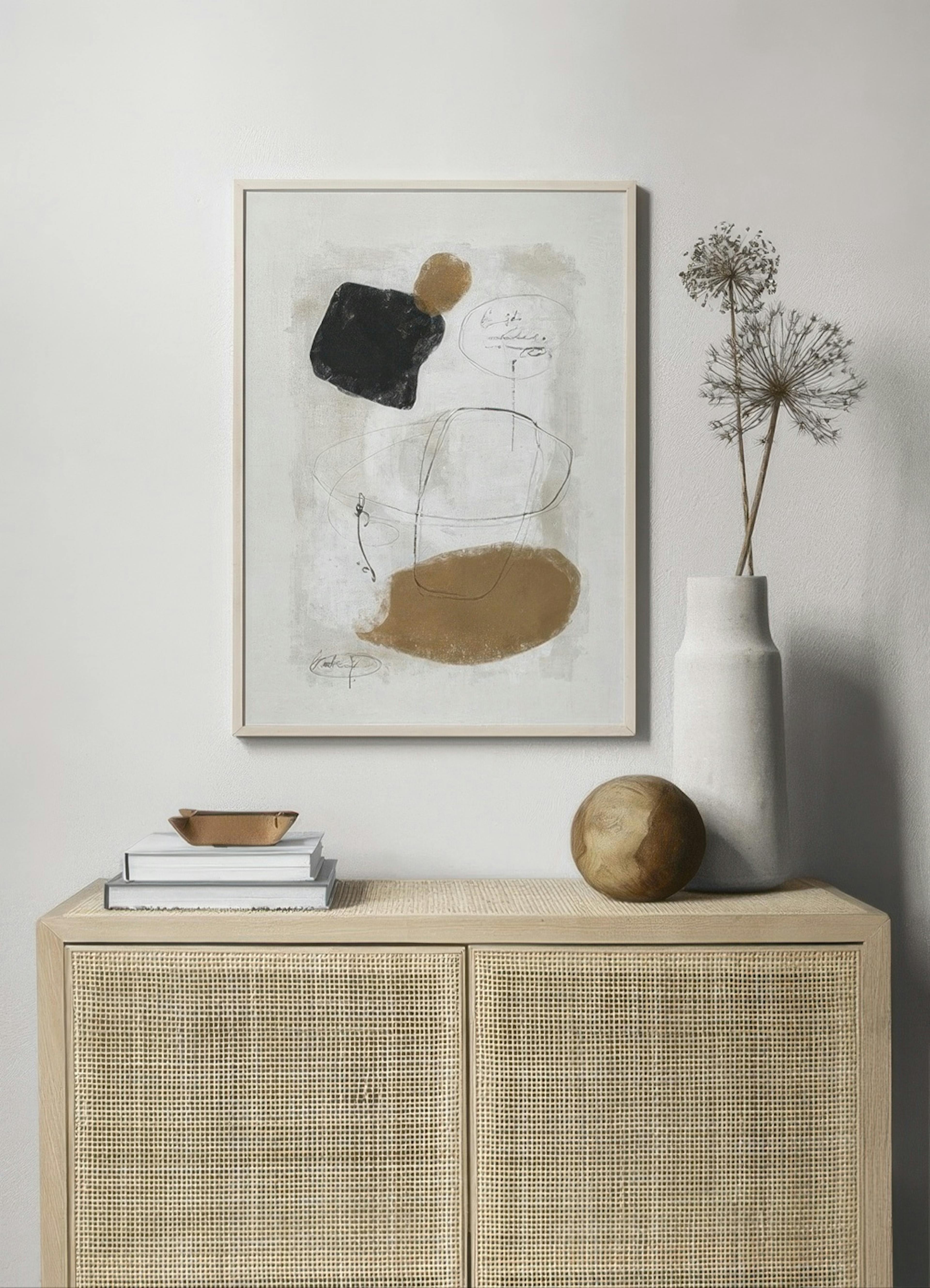 Painted Abstract No1 Print