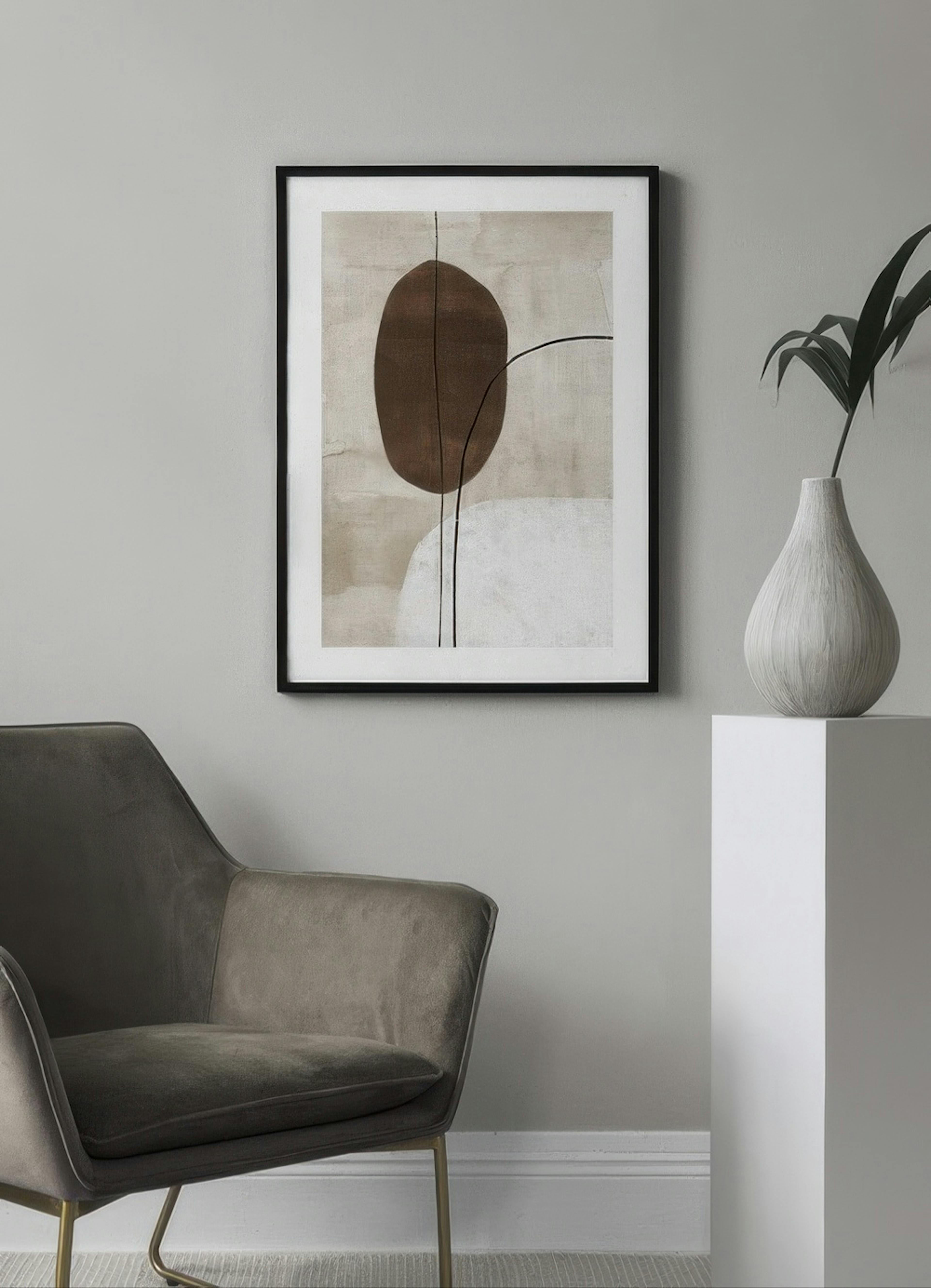 Abstract Lines and Shapes No2 Print