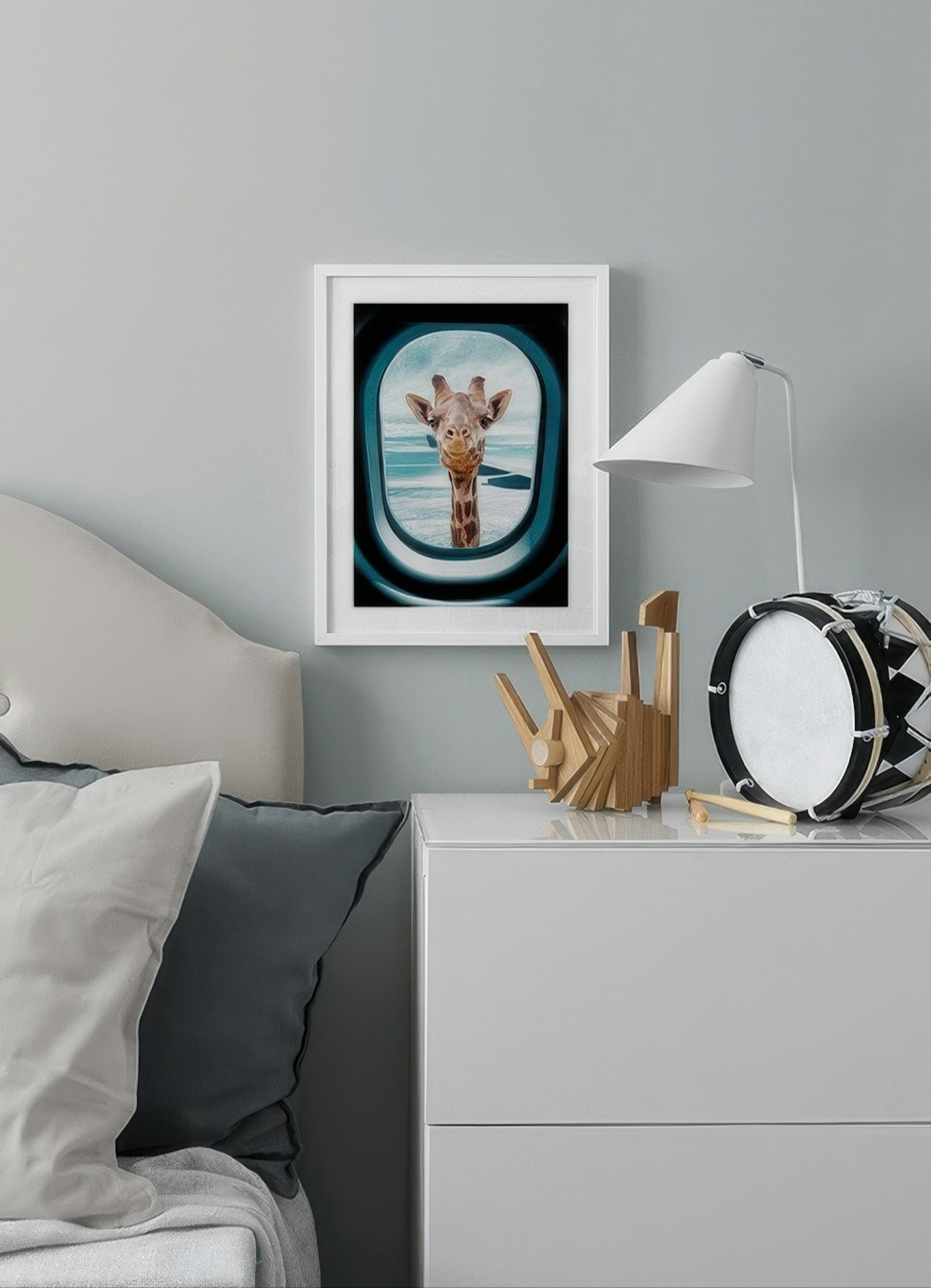 Peek-A-Boo Giraffe Plakat
