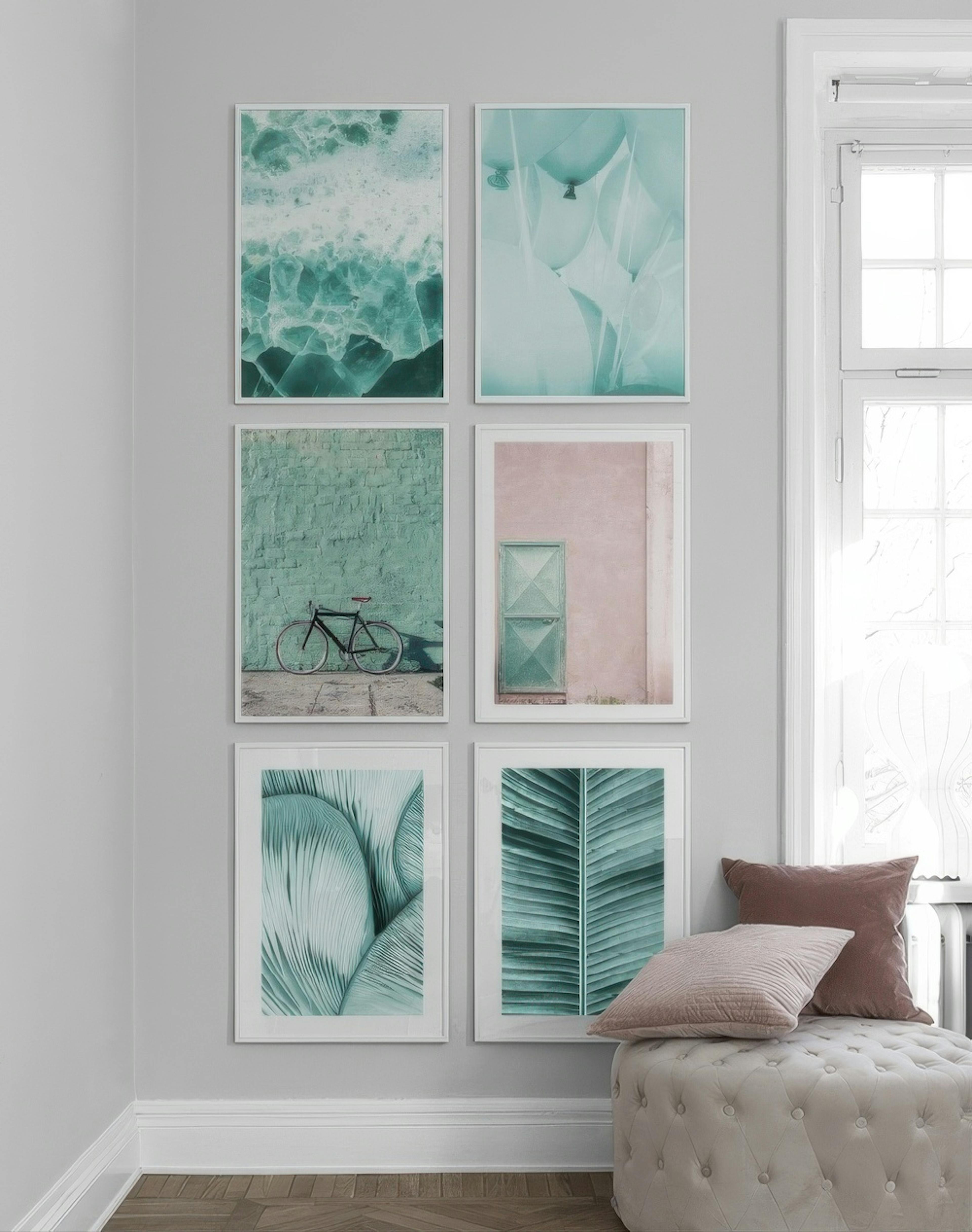 Mint Bike Print