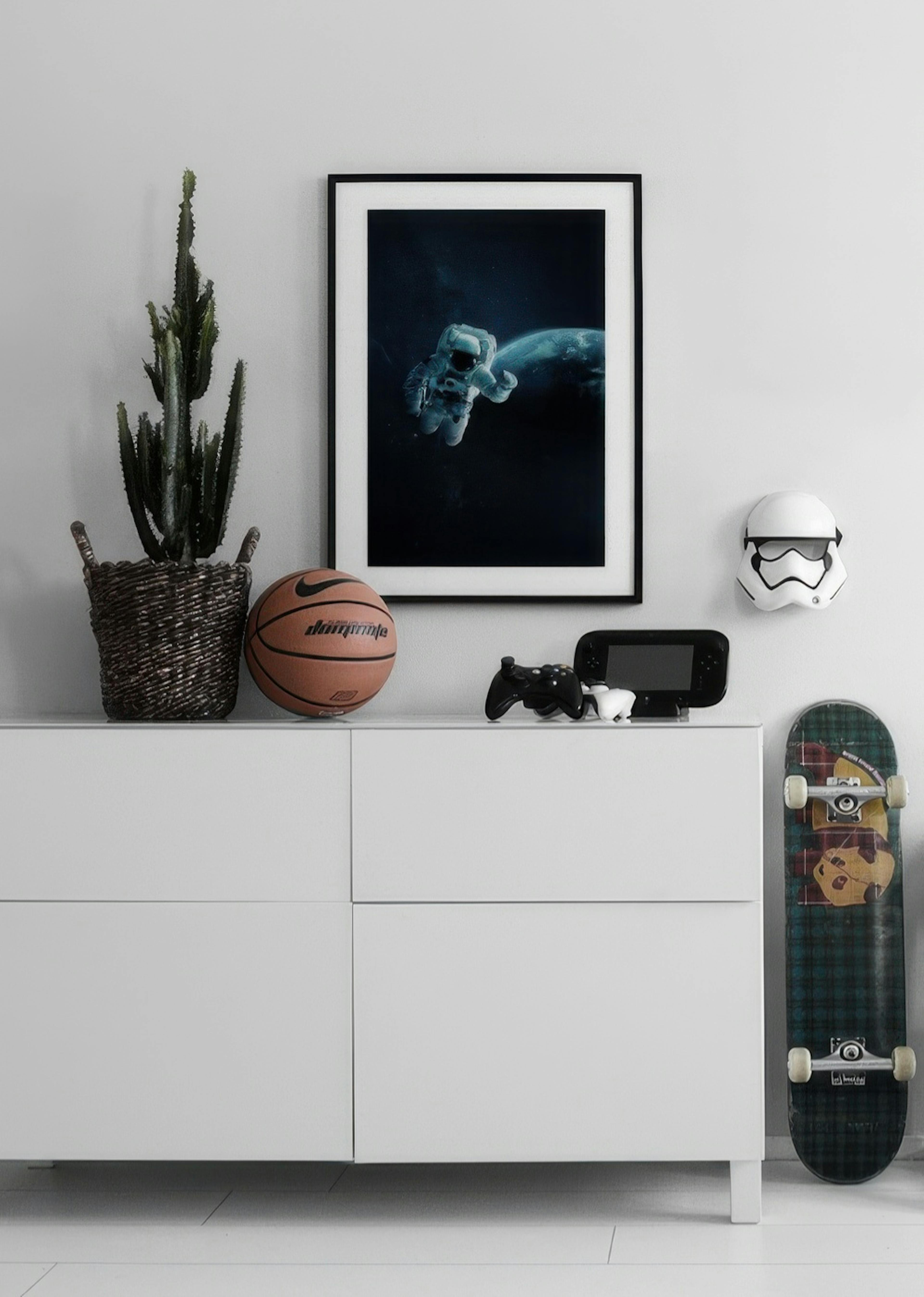 Astronaut In Space Print
