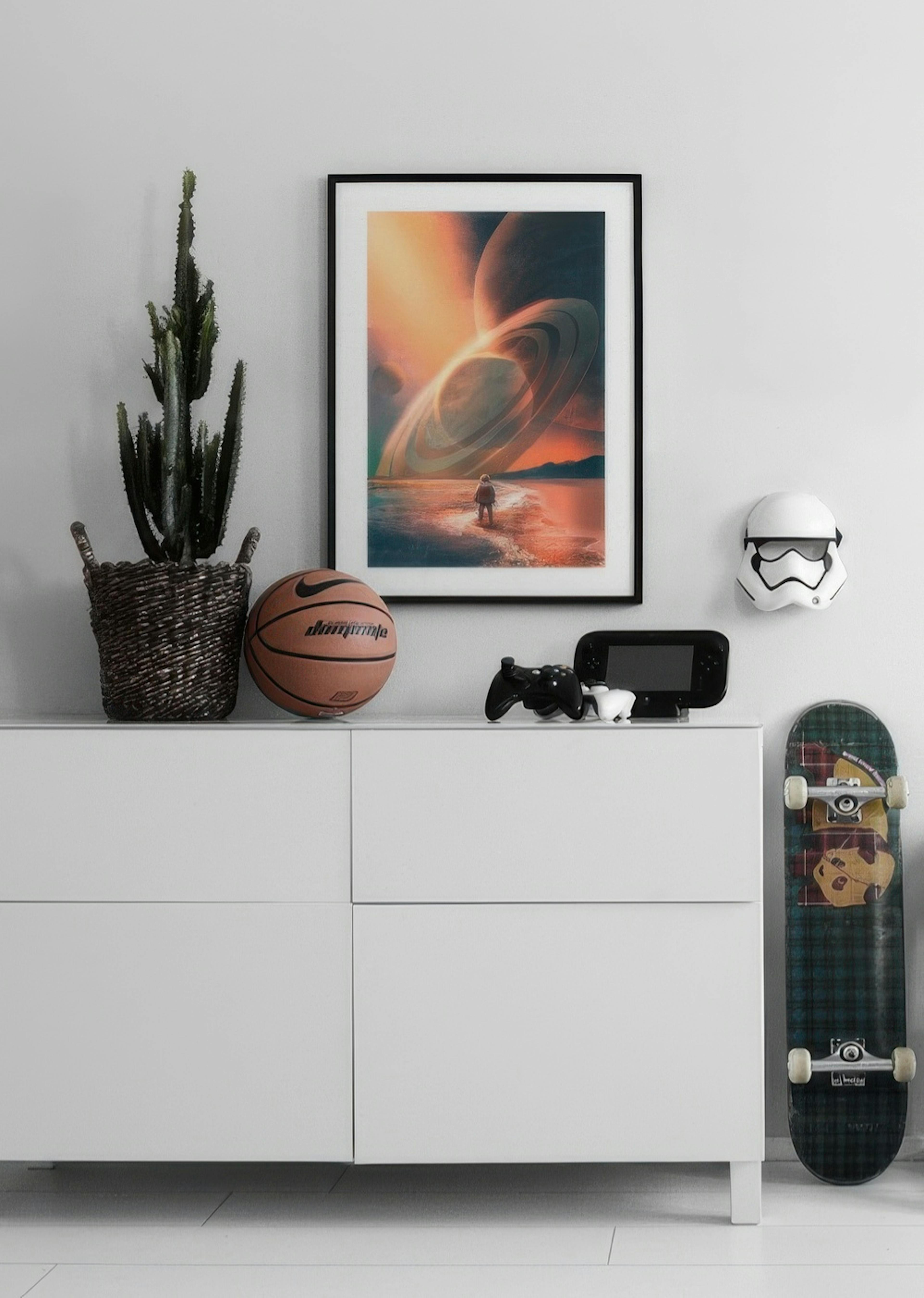 Planets In Sky Print