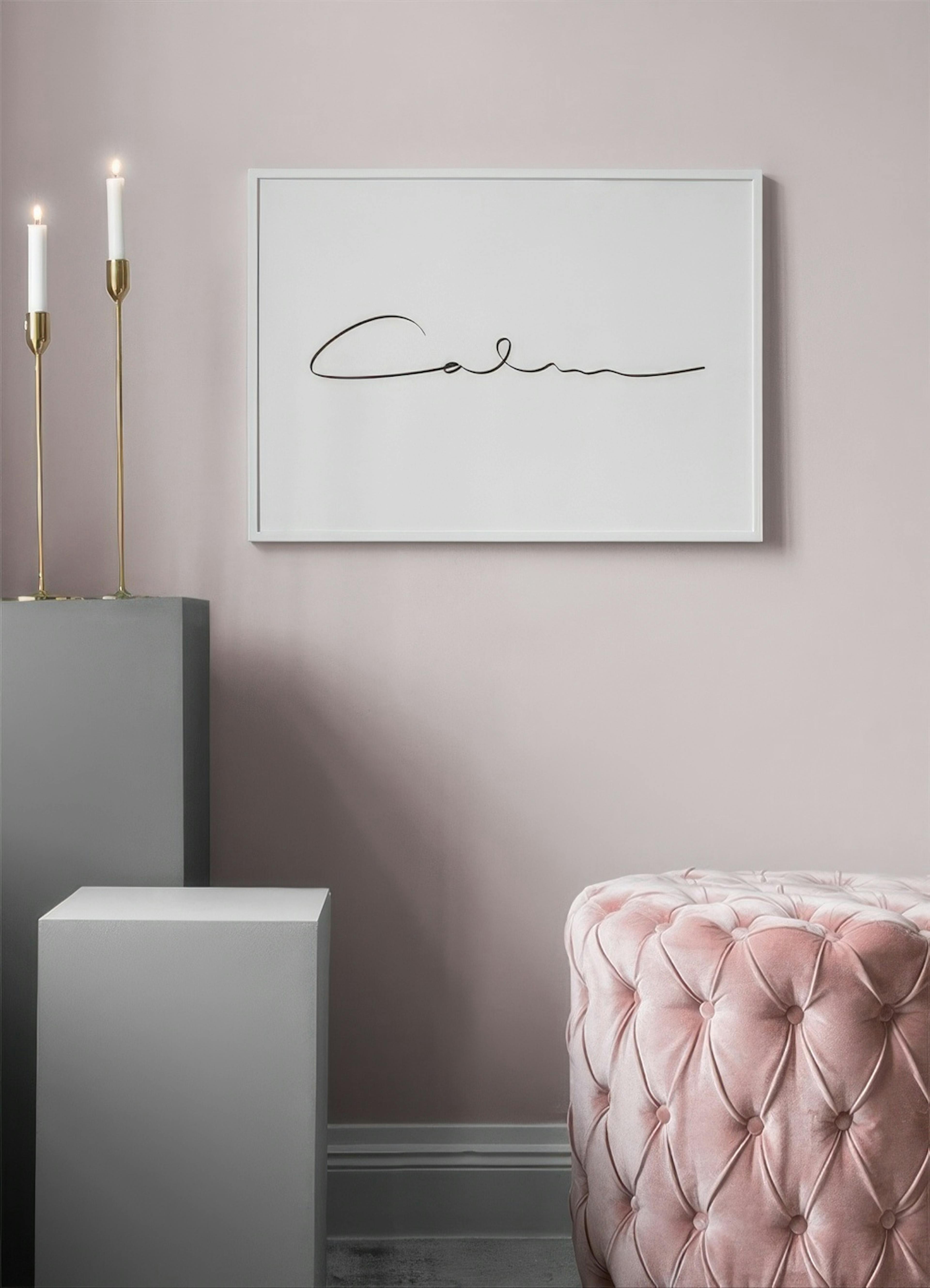 Calm Handwriting Print