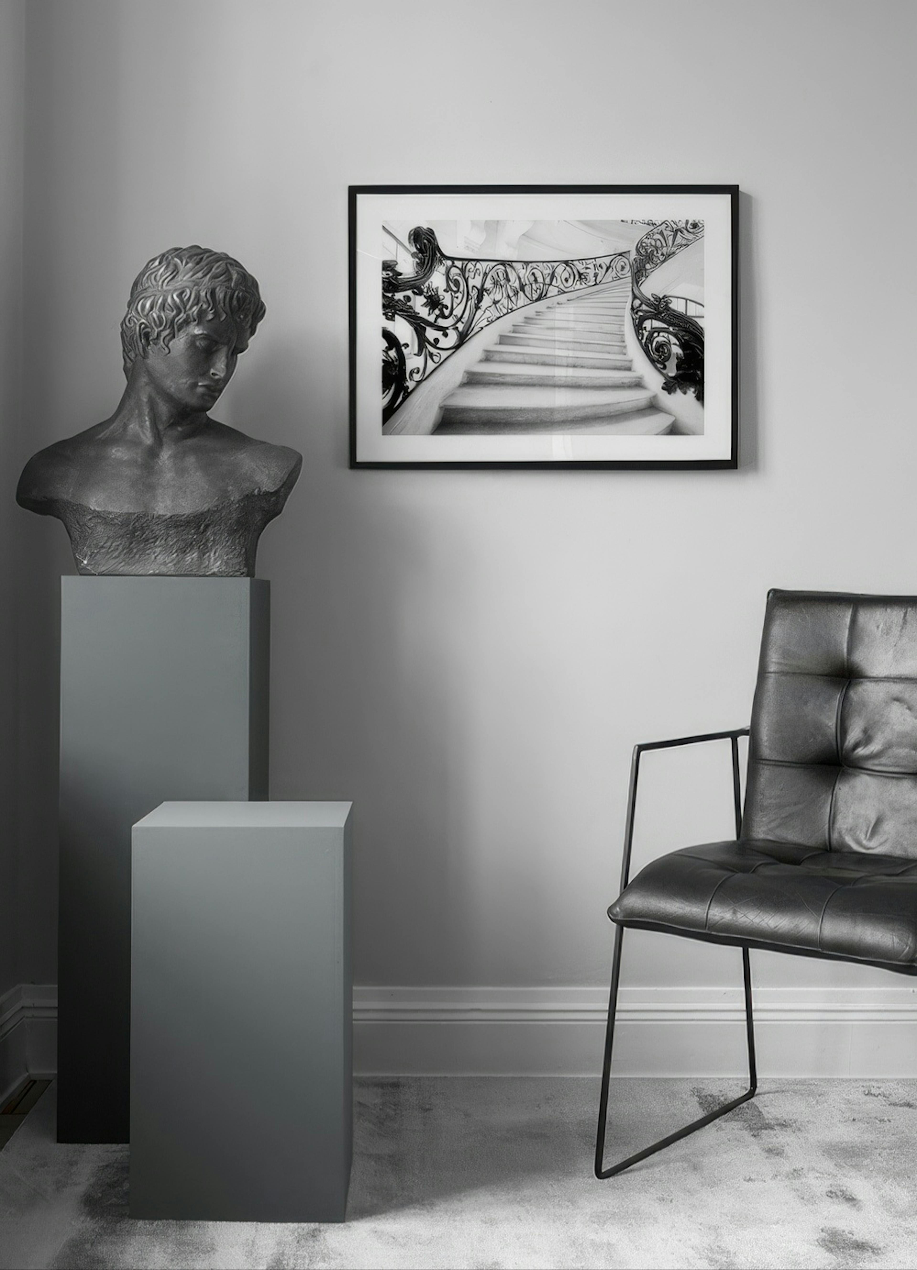 Art Nouveau Staircase Plakat
