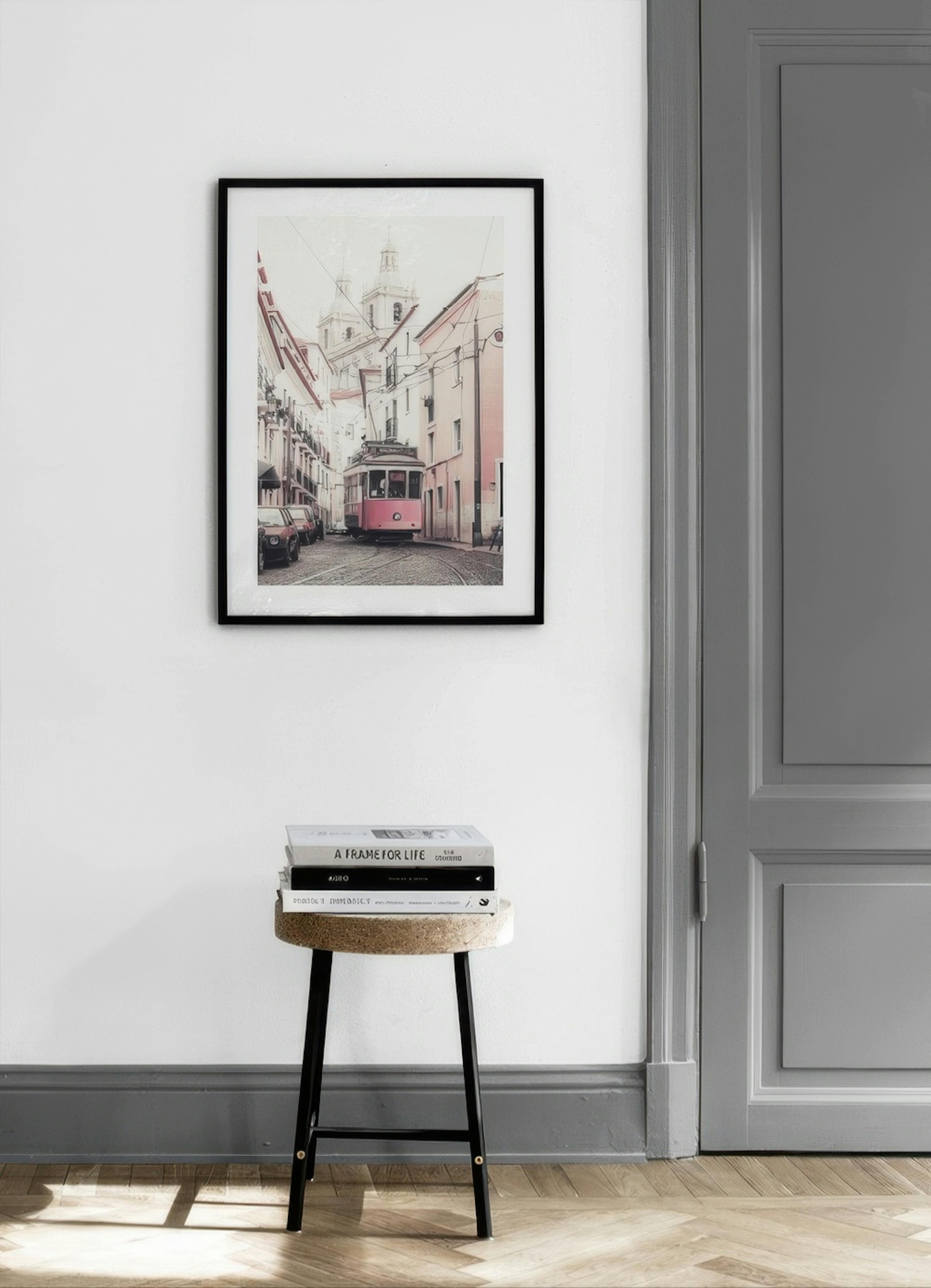 Pink Tram Print