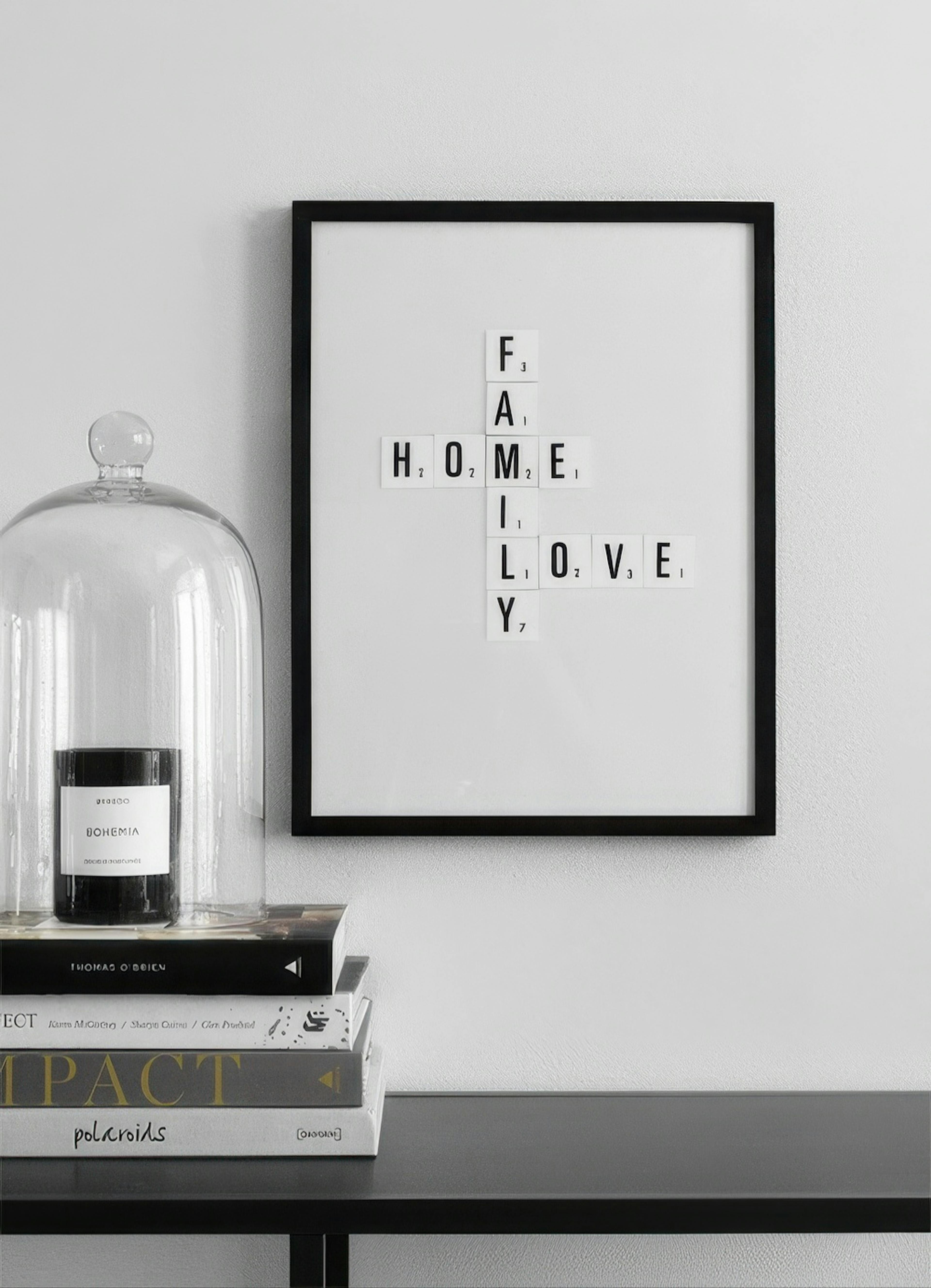 Family Scrabble Poster