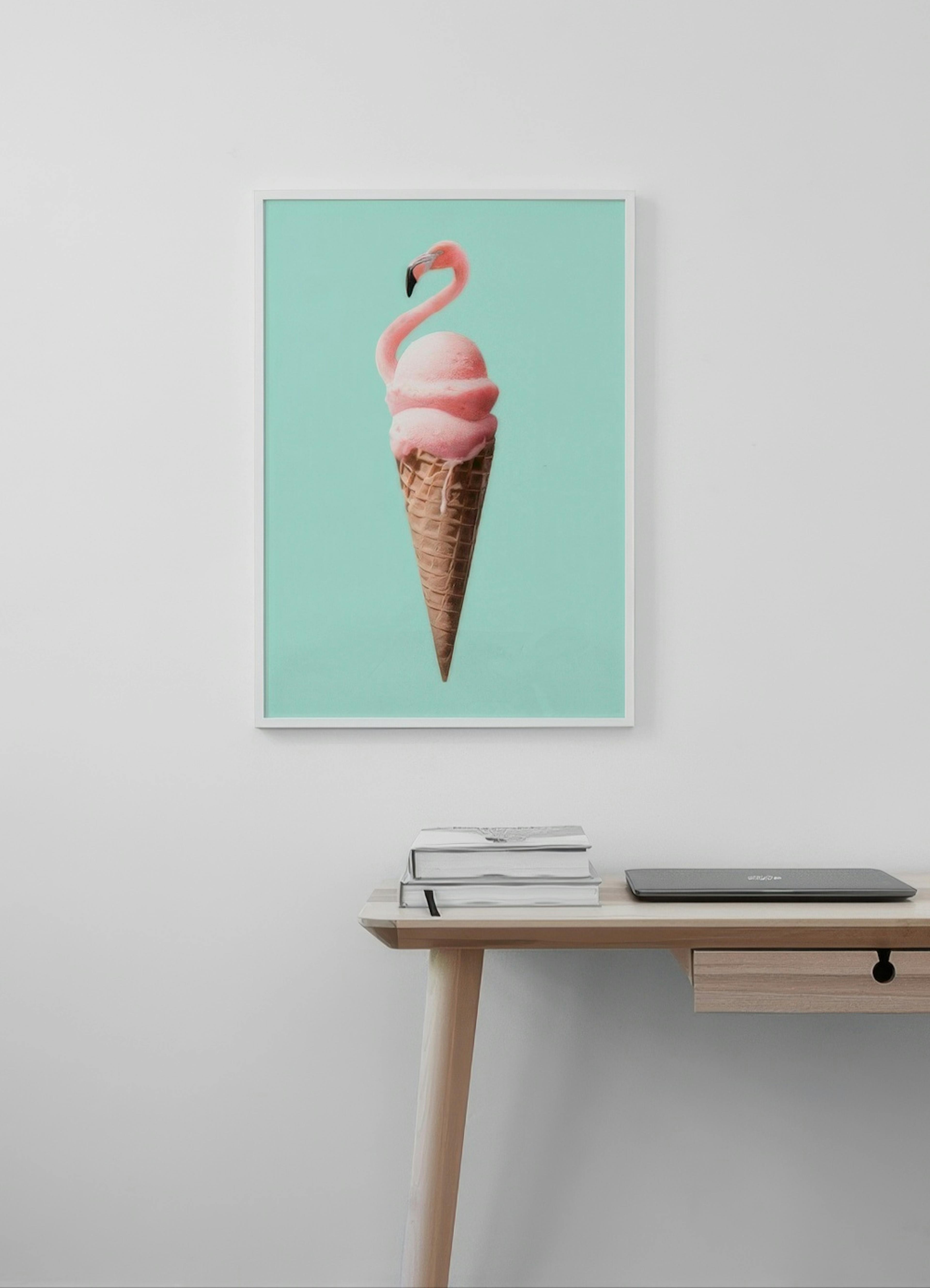 Jonas Loose - Flamingo Cone Print