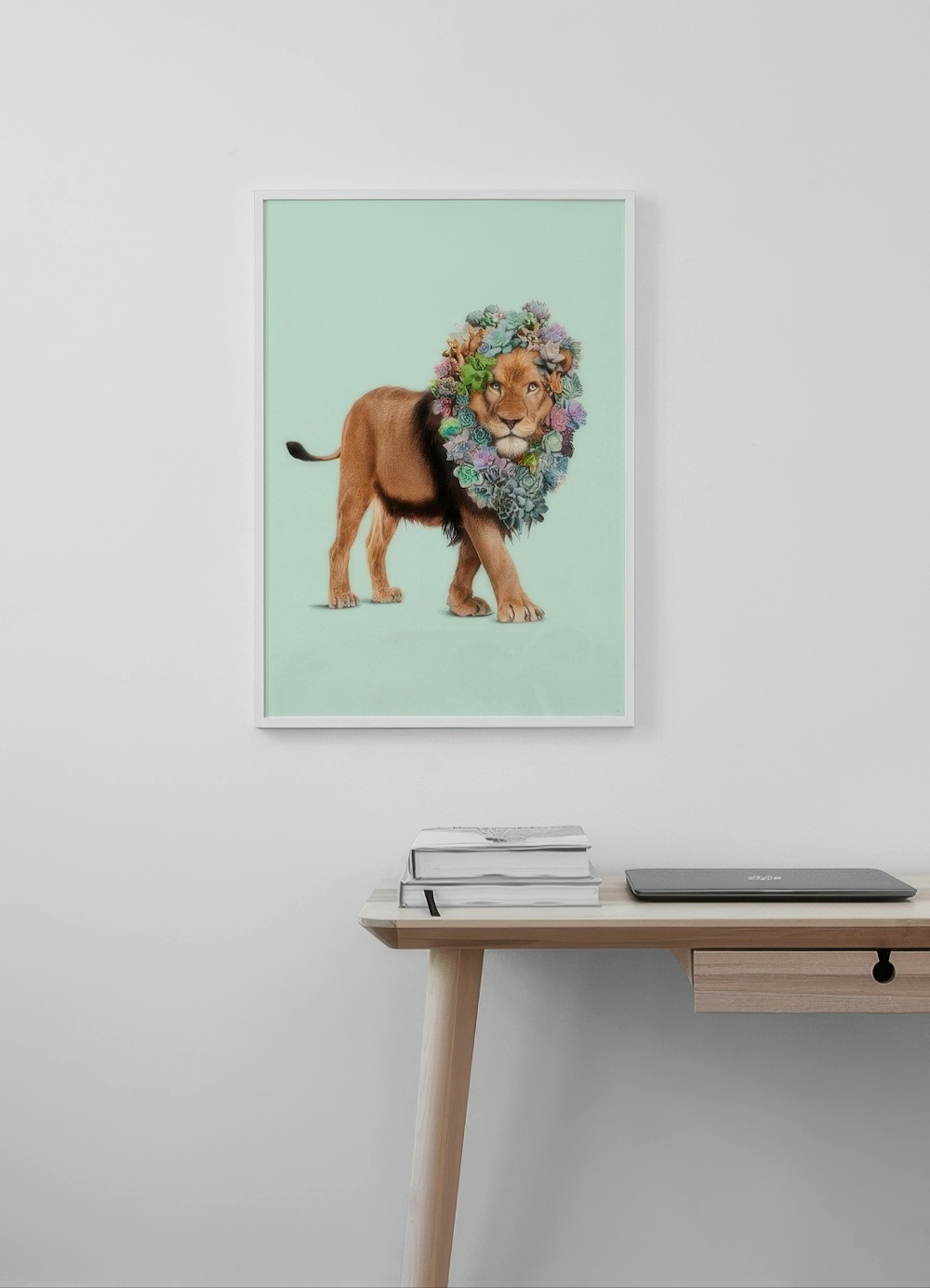 Jonas Loose - Succulent Lion Print